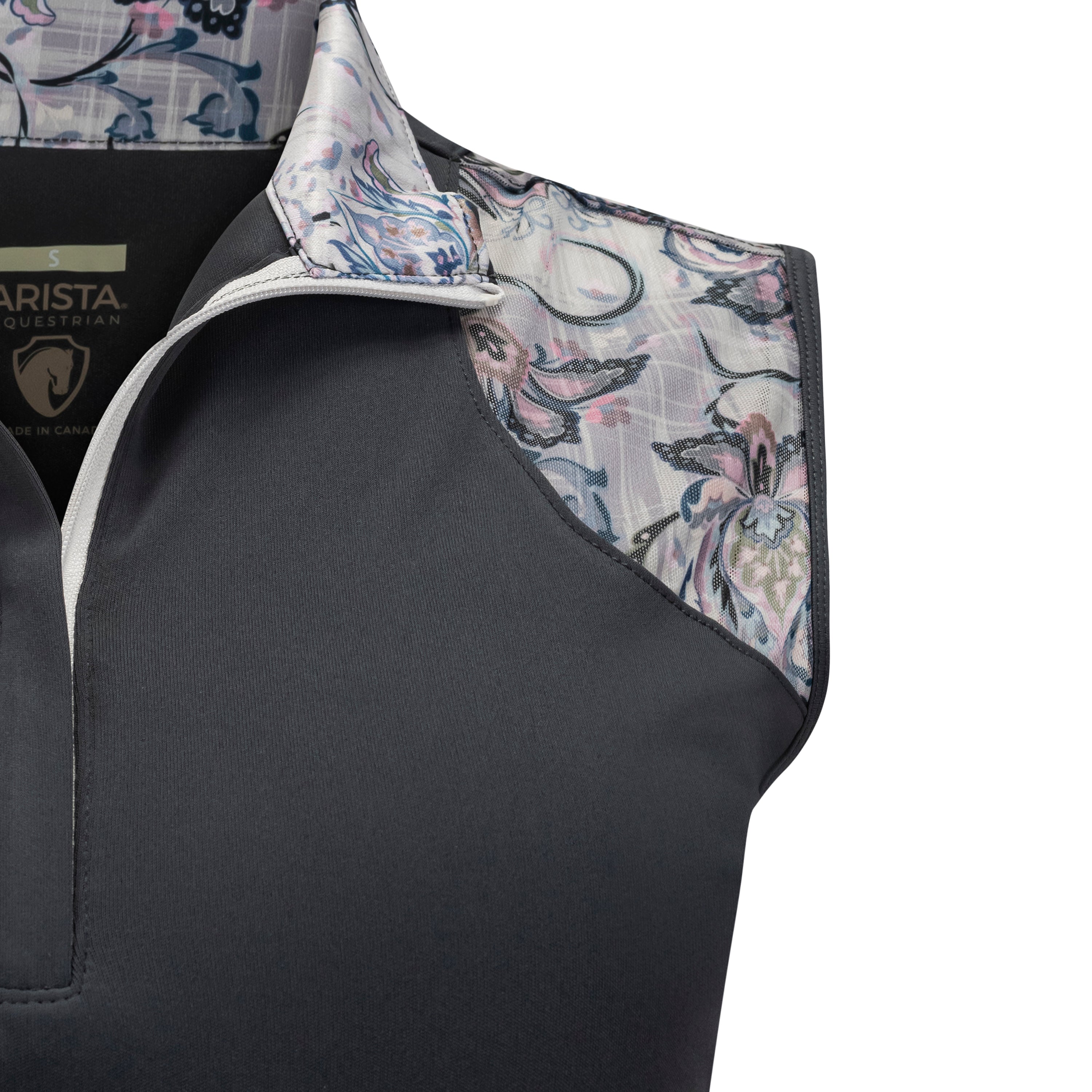 Midsummer Mesh Sleeveless Sun Shirt, Ebano & Floral Paisley (XXL only)