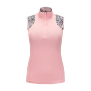Midsummer Mesh Sleeveless Sun Shirt, Pink & Floral Paisley (XXL only)