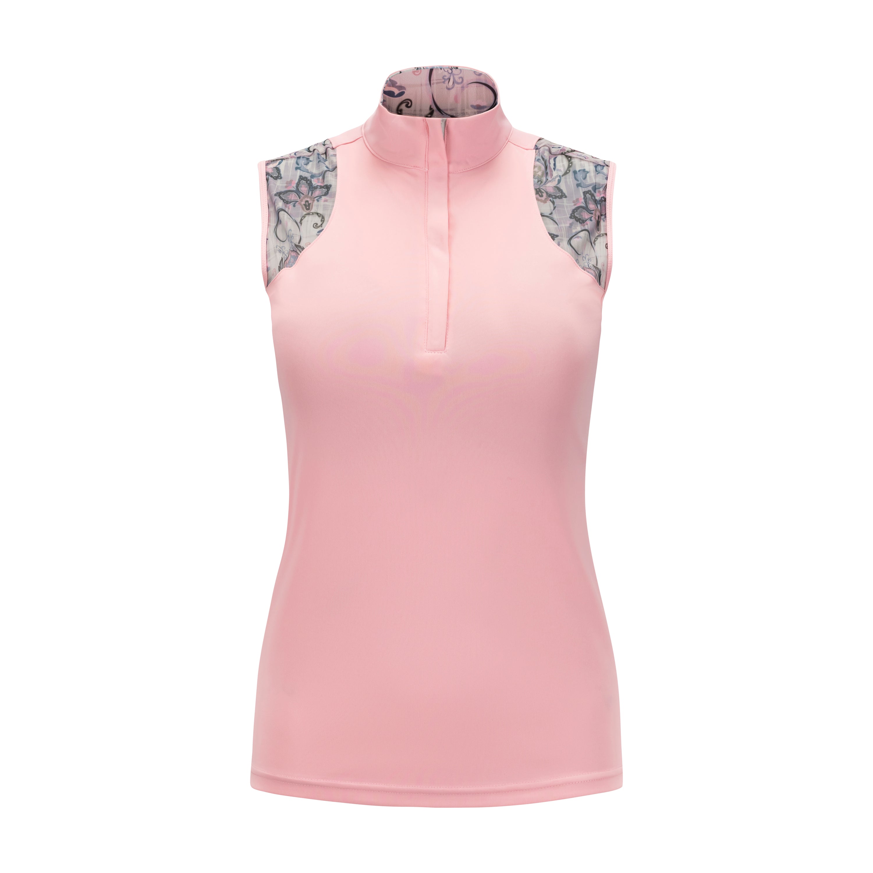 Midsummer Mesh Sleeveless Sun Shirt, Pink & Floral Paisley (XXL only)