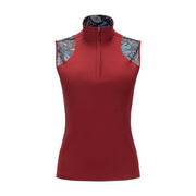 Midsummer Mesh Sleeveless Sun Shirt, Garnet & Pucci (XXL only)