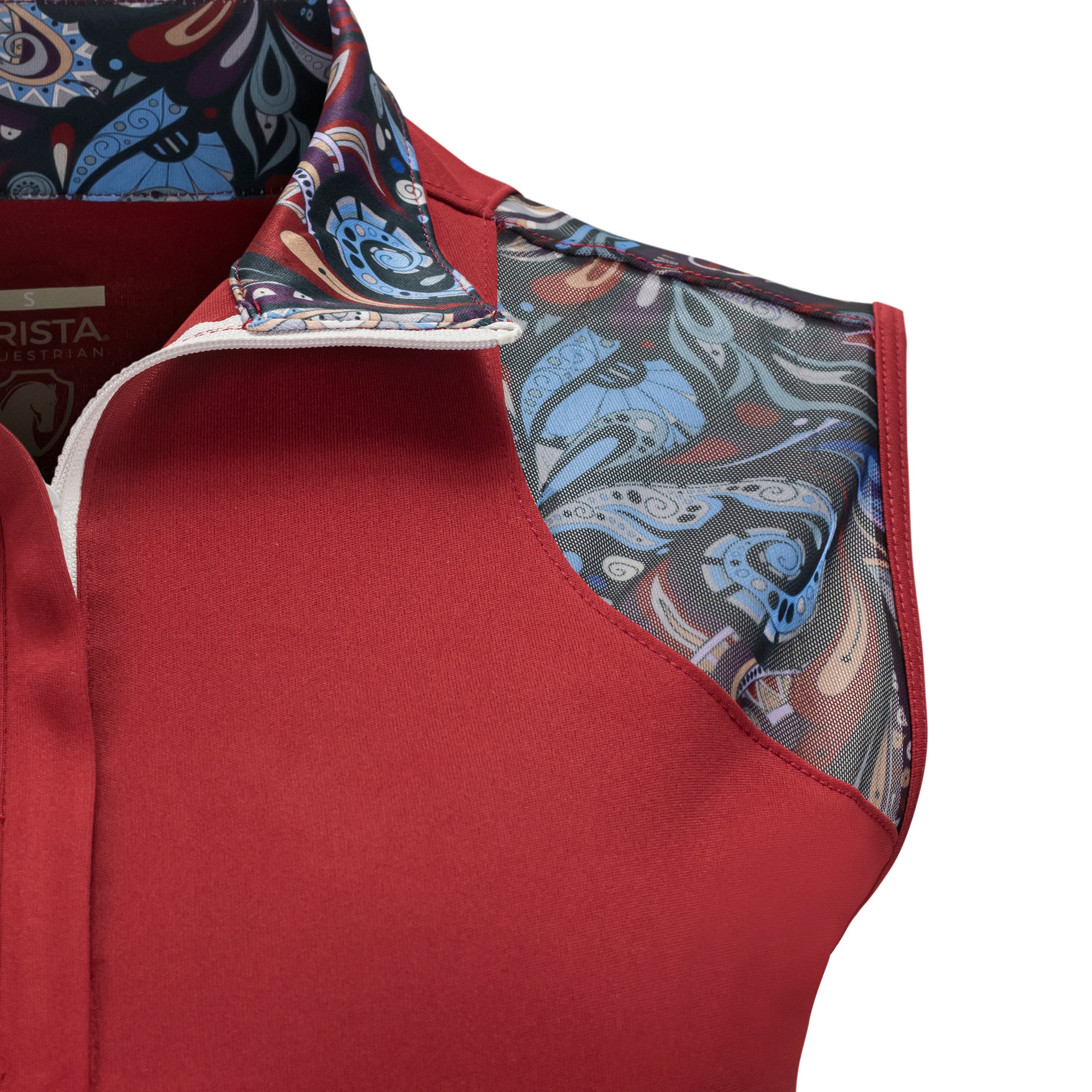 Midsummer Mesh Sleeveless Sun Shirt, Garnet & Pucci (XXL only)