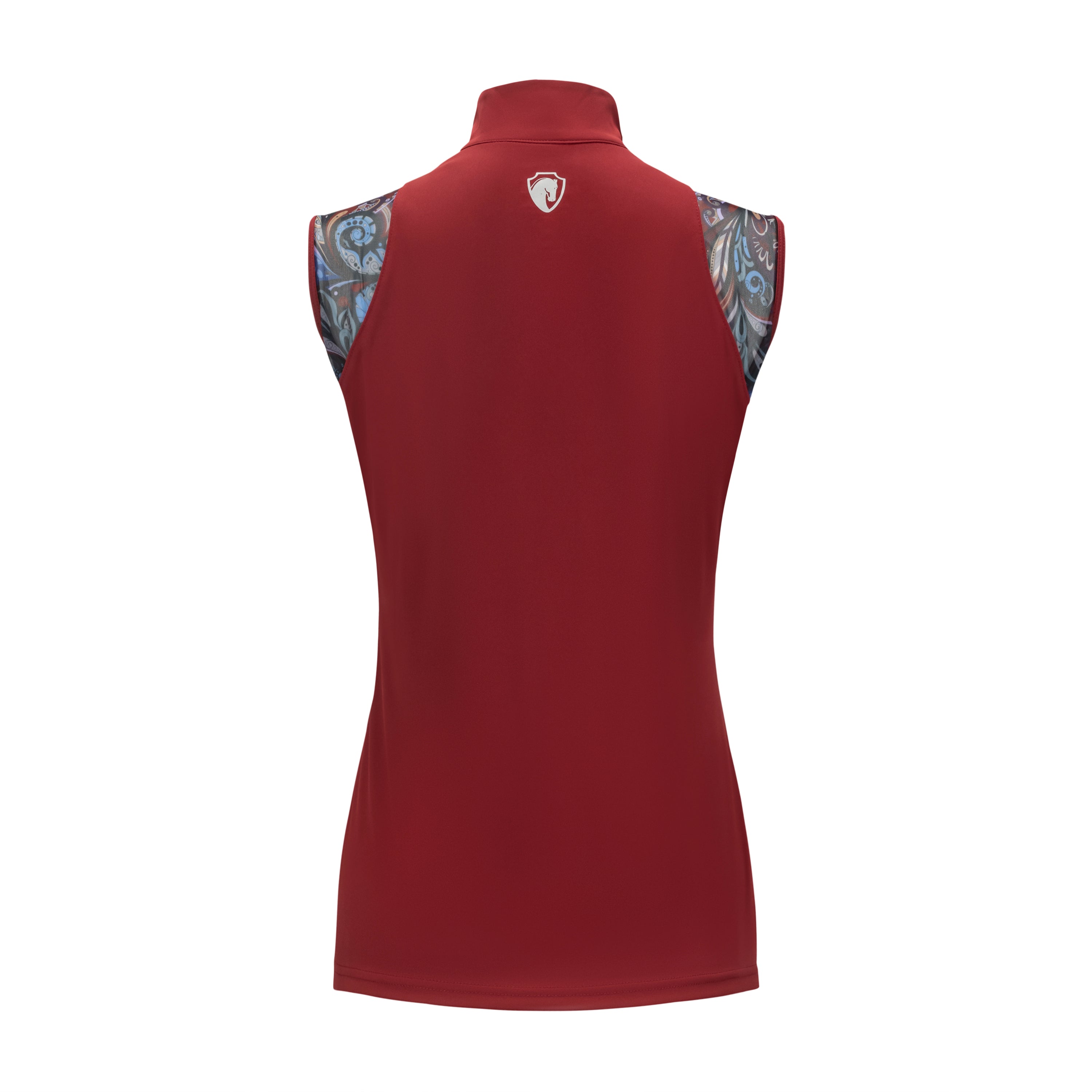 Midsummer Mesh Sleeveless Sun Shirt, Garnet & Pucci (XXL only)