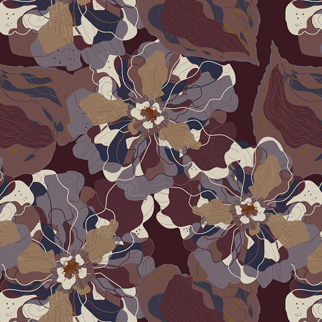 Dahlia, Oxblood Sun Shirt w/mesh
