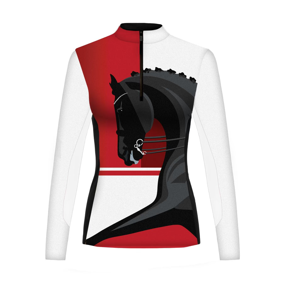 J. Robbins - **PRE-ORDER**DEVON on White  Sun Shirt w/MESH