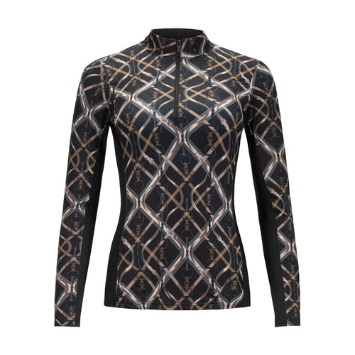Equitation Plaid Sun Shirt, Black