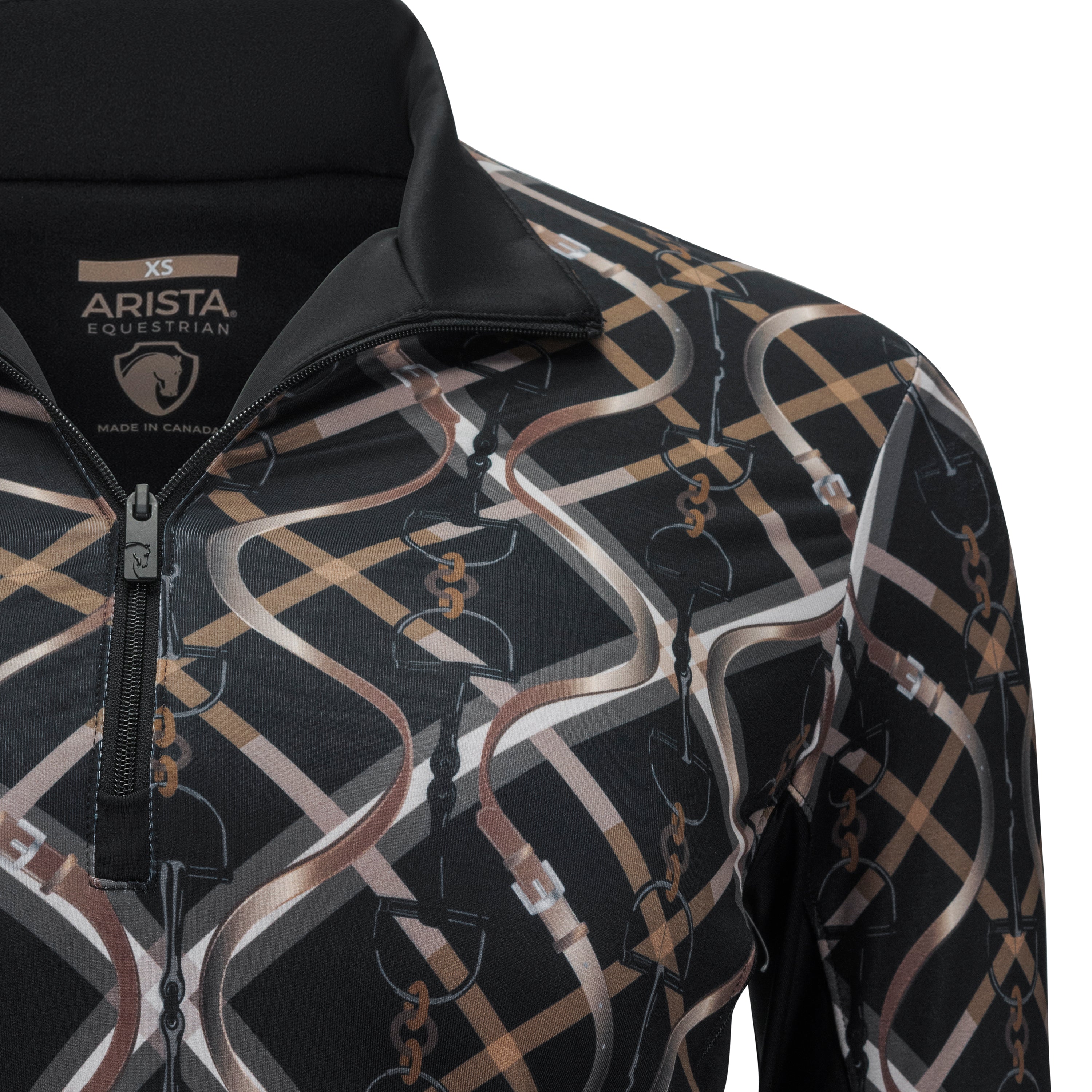 Equitation Plaid Sun Shirt, Black