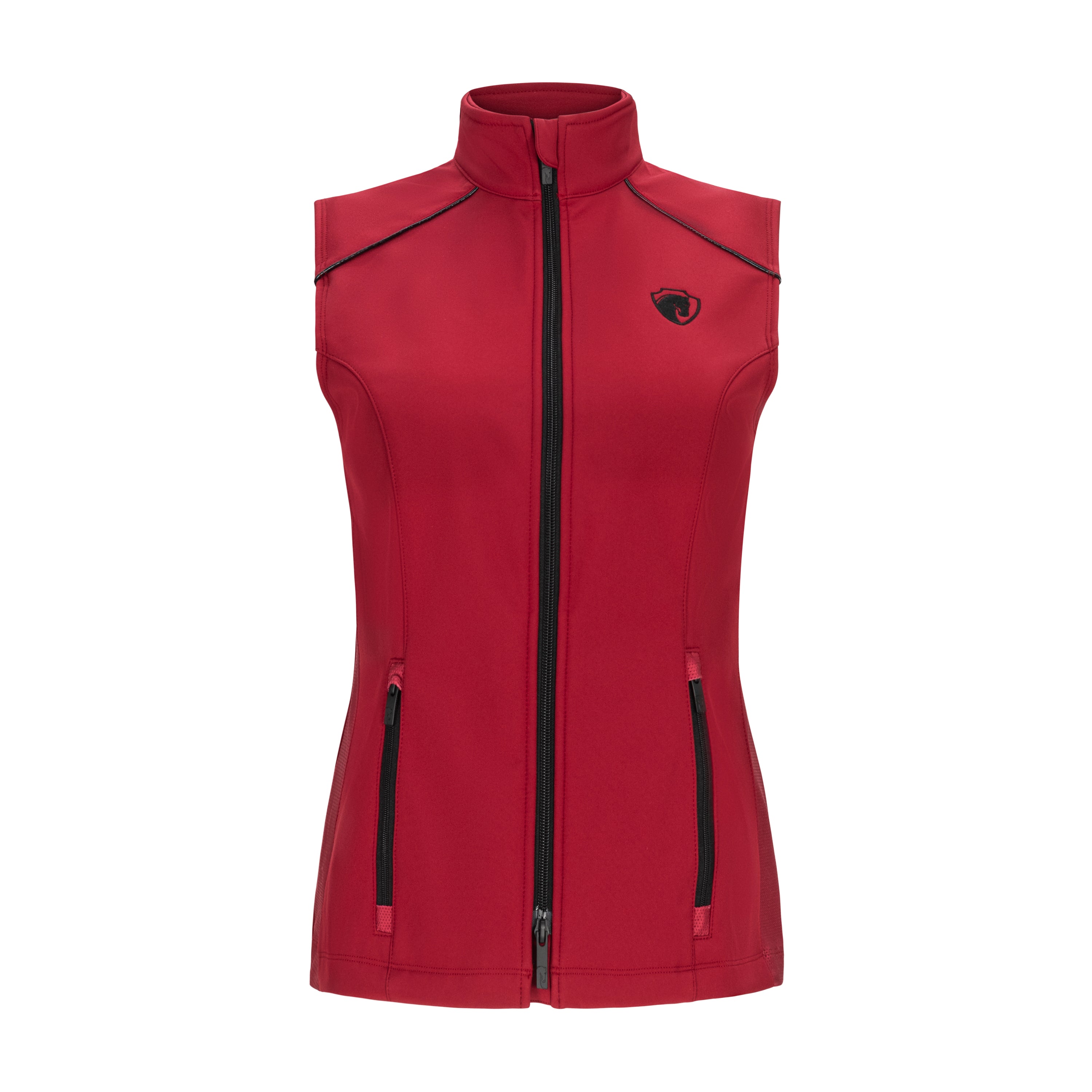 Sporty Fleece Lined Vest, Malbec