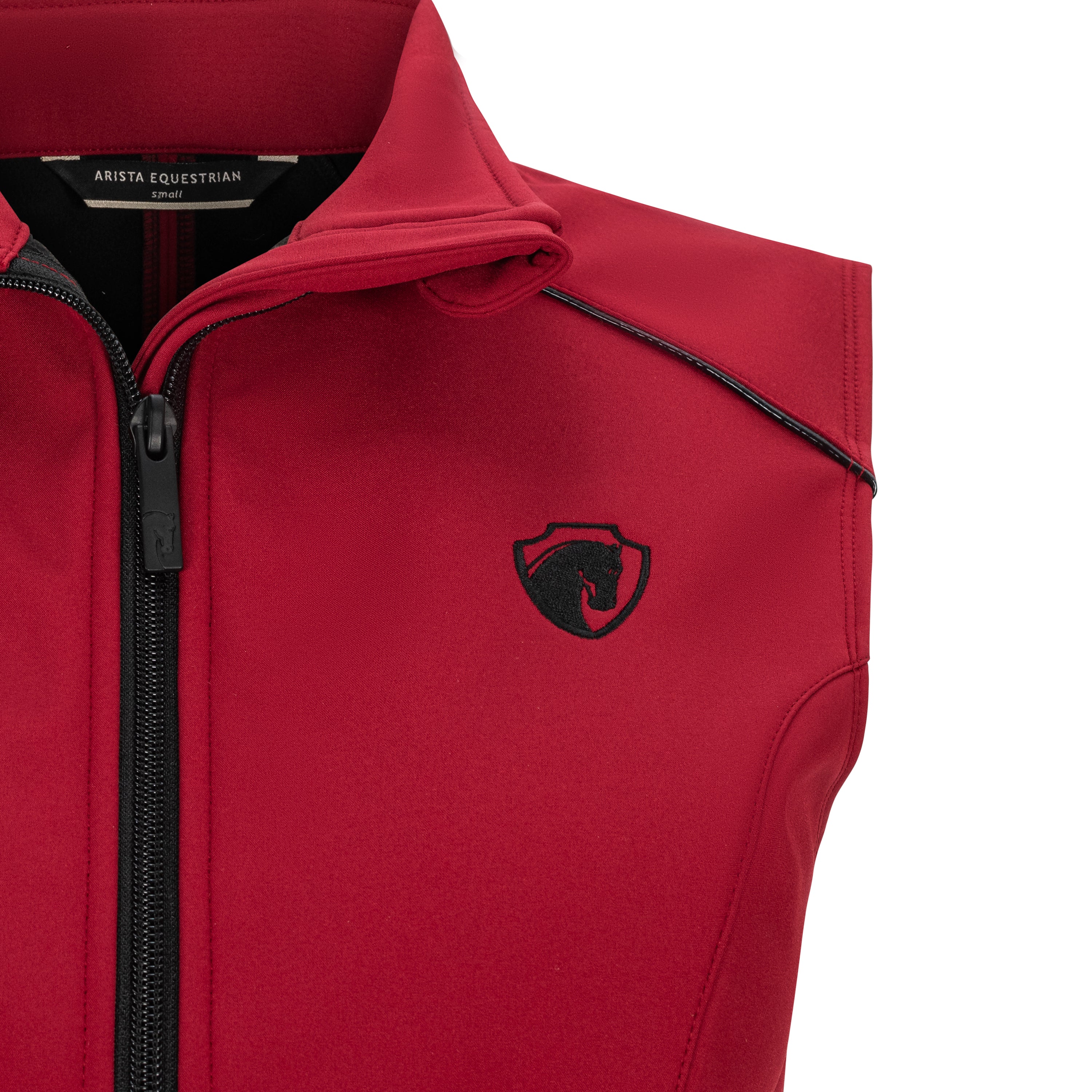 Sporty Fleece Lined Vest, Malbec