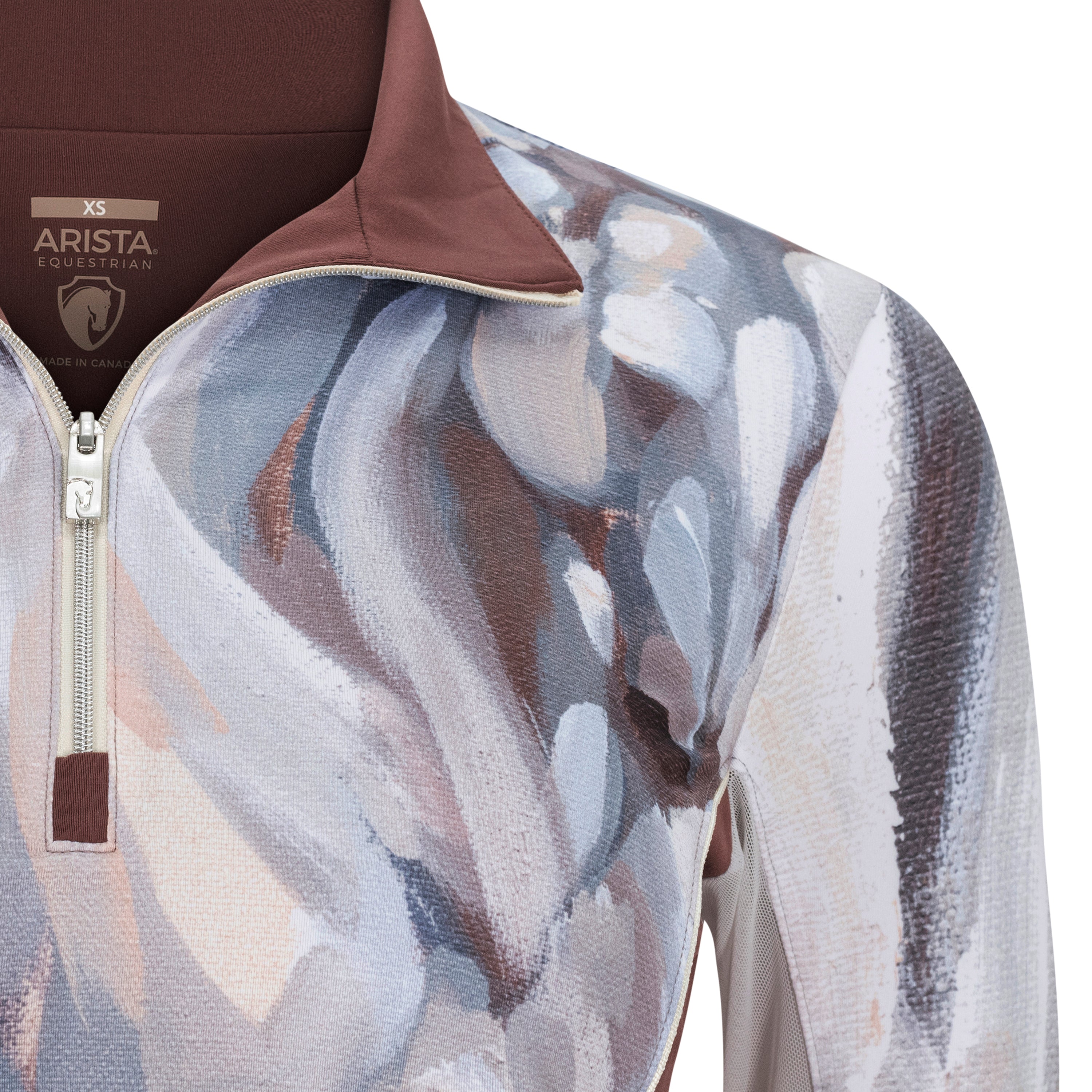 Elise Genest 'Sunrise', Rosewood Multi Sun Shirt w/MESH