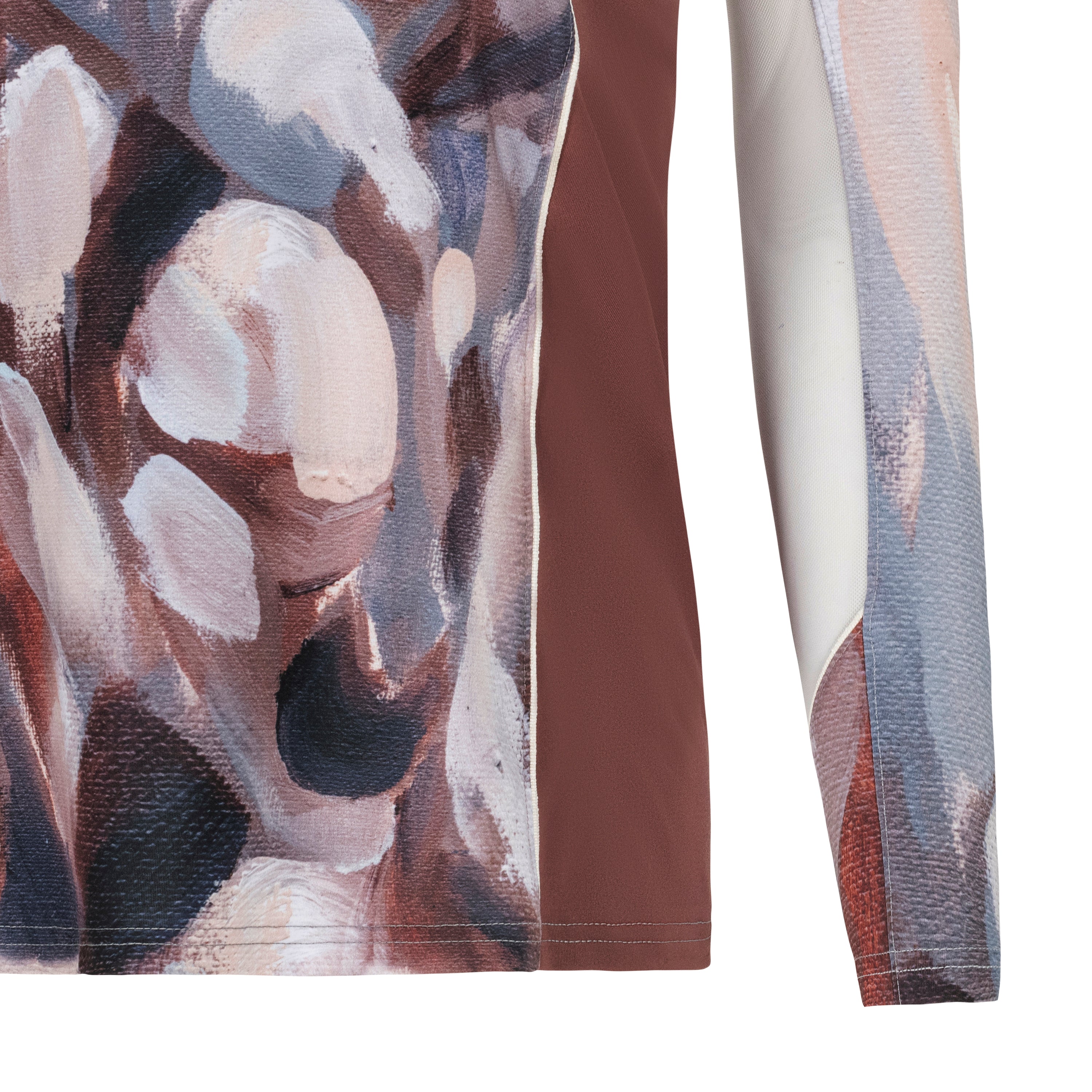 Elise Genest 'Sunrise', Rosewood Multi Sun Shirt w/MESH