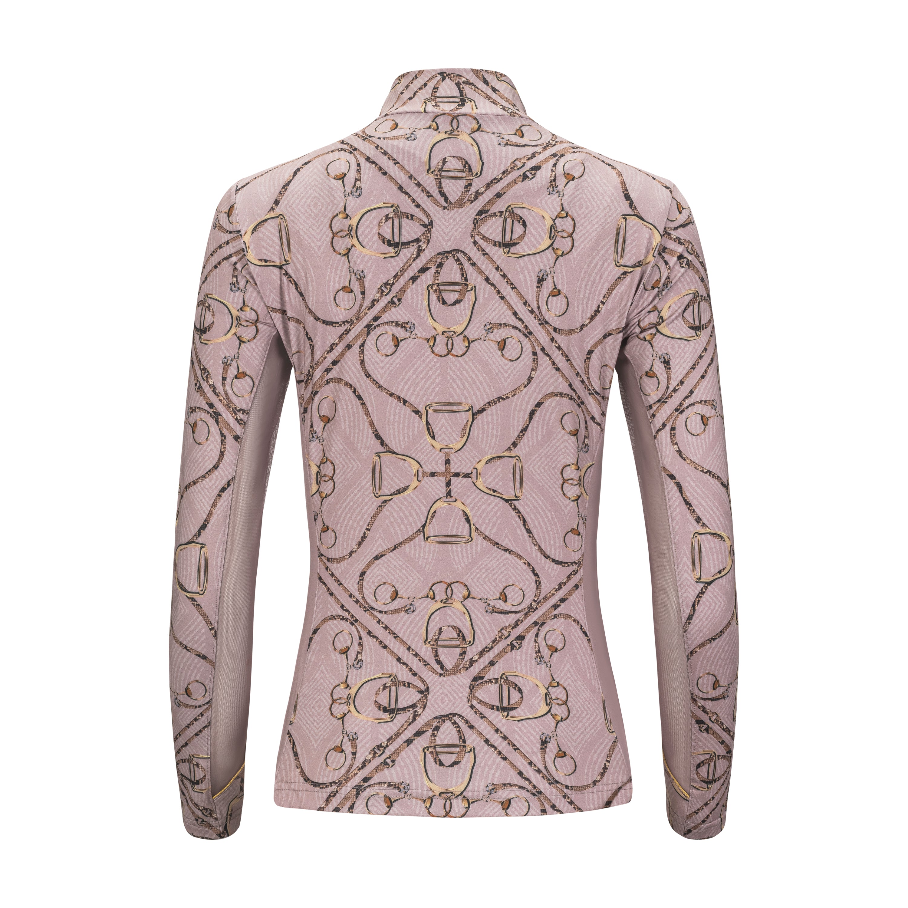 Golden Stirrups, Peony Sun Shirt w/Mesh