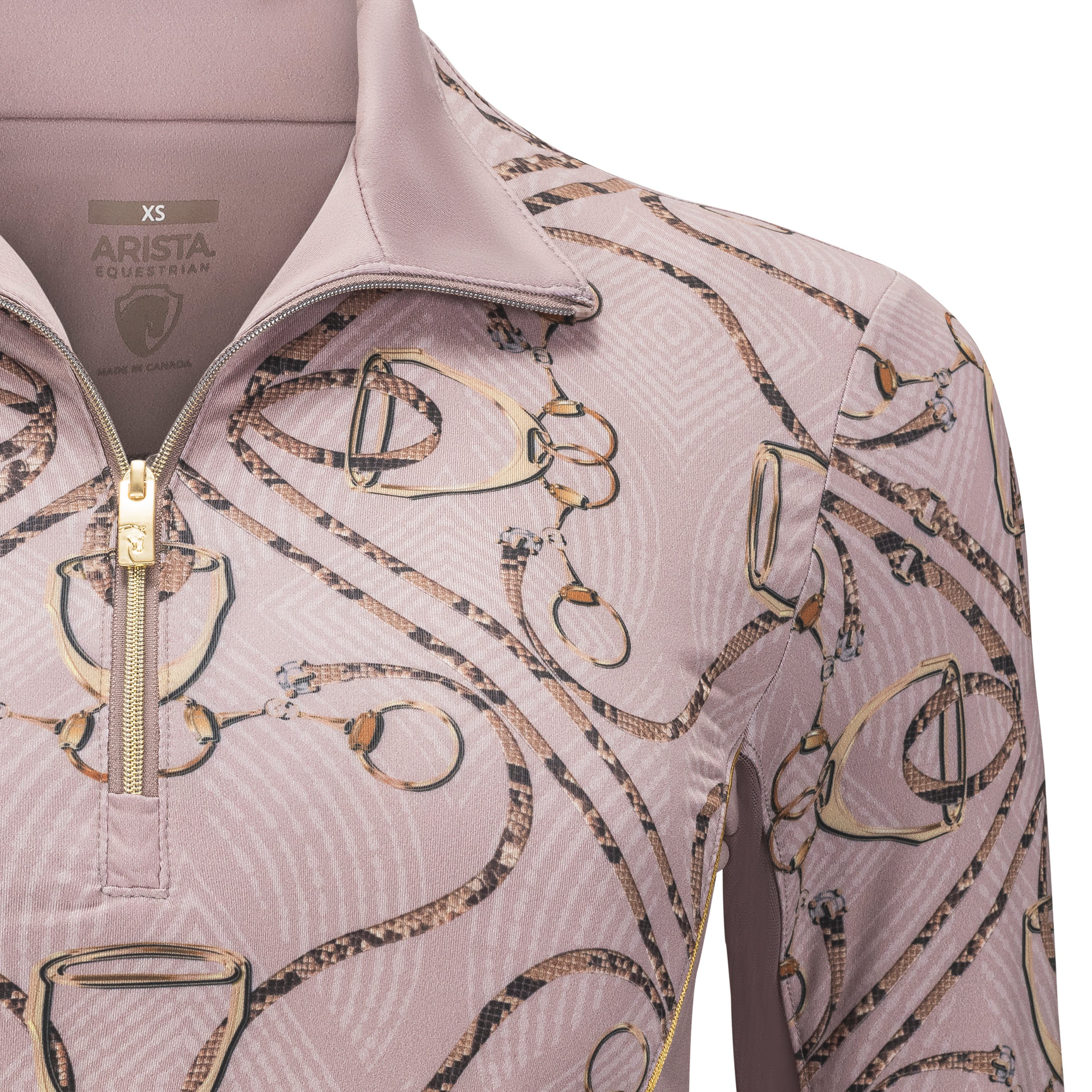 Golden Stirrups, Peony Sun Shirt w/Mesh