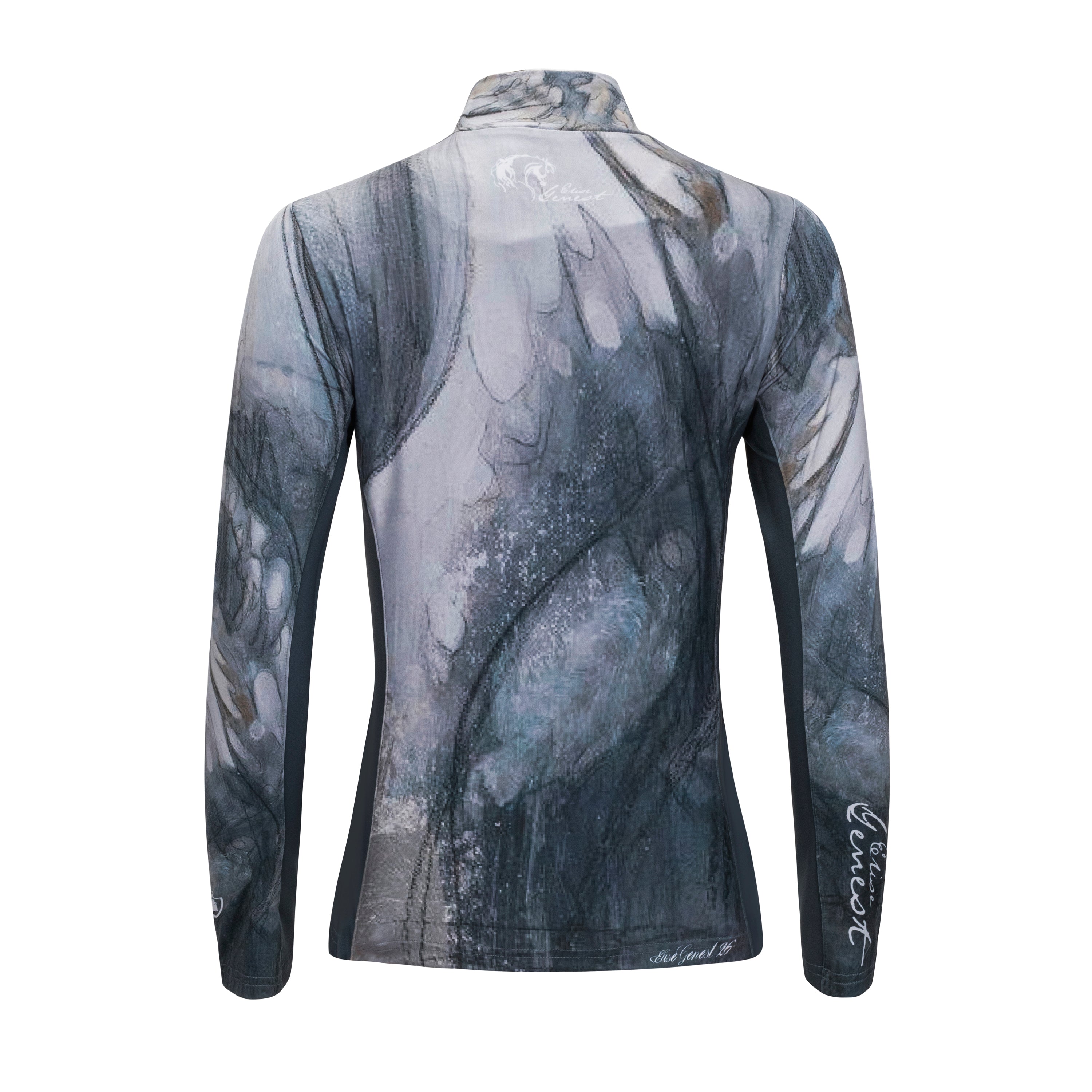 Elise Genest "GREY" Sun Shirt w/ MESH