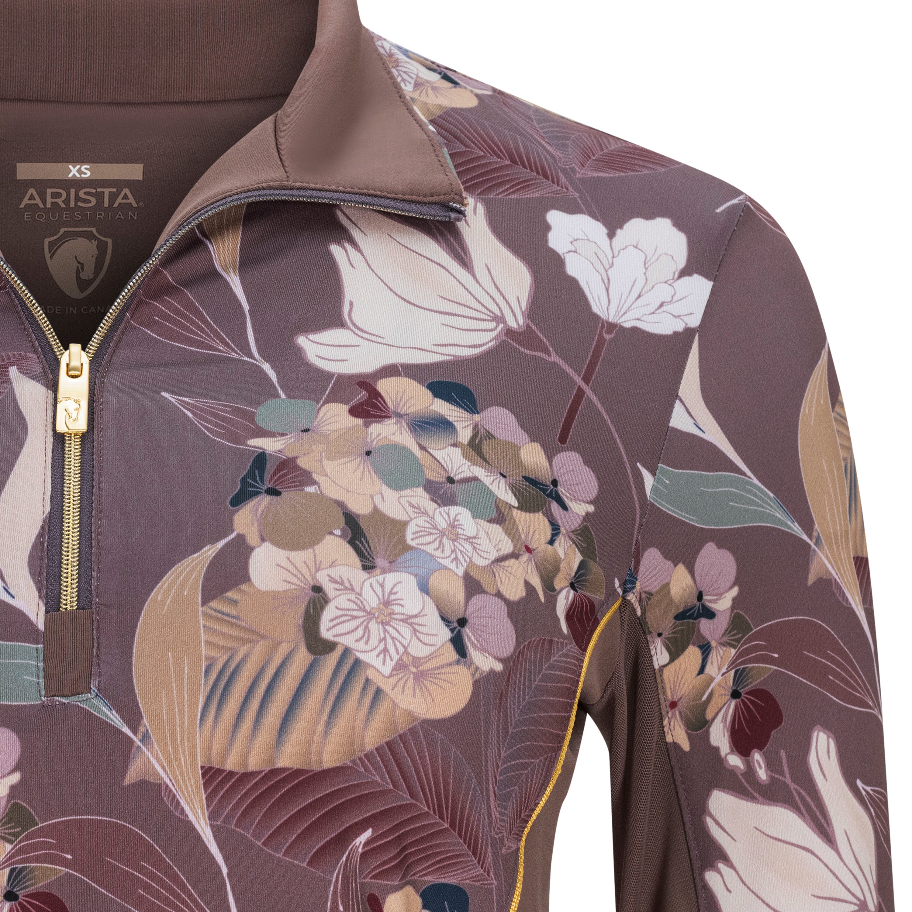 Hydrangea, Fig Sun Shirt w/MESH