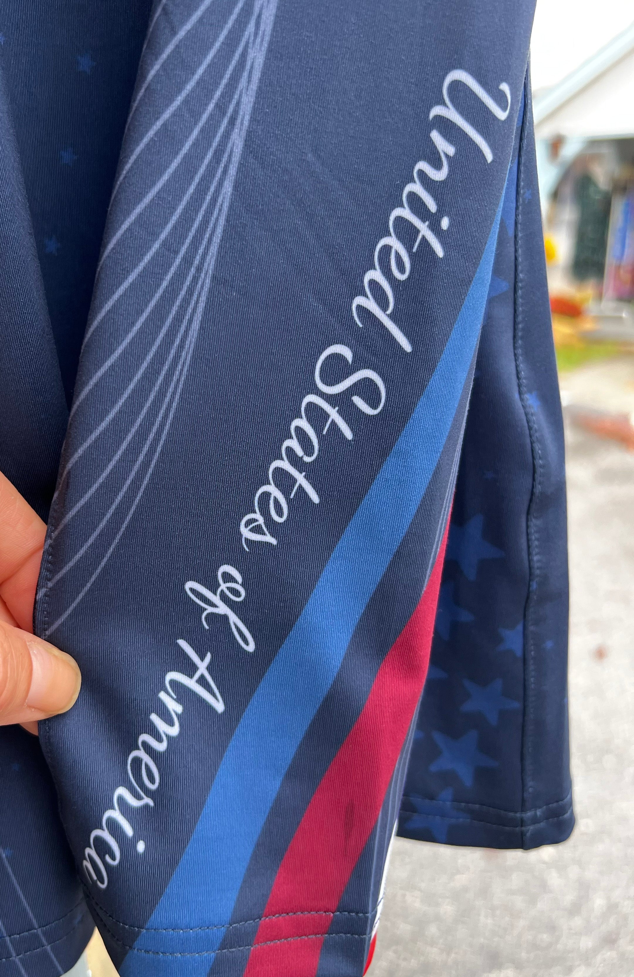 PRE-ORDER Patriot 250, Navy quarter-zip sun shirt w/Mesh