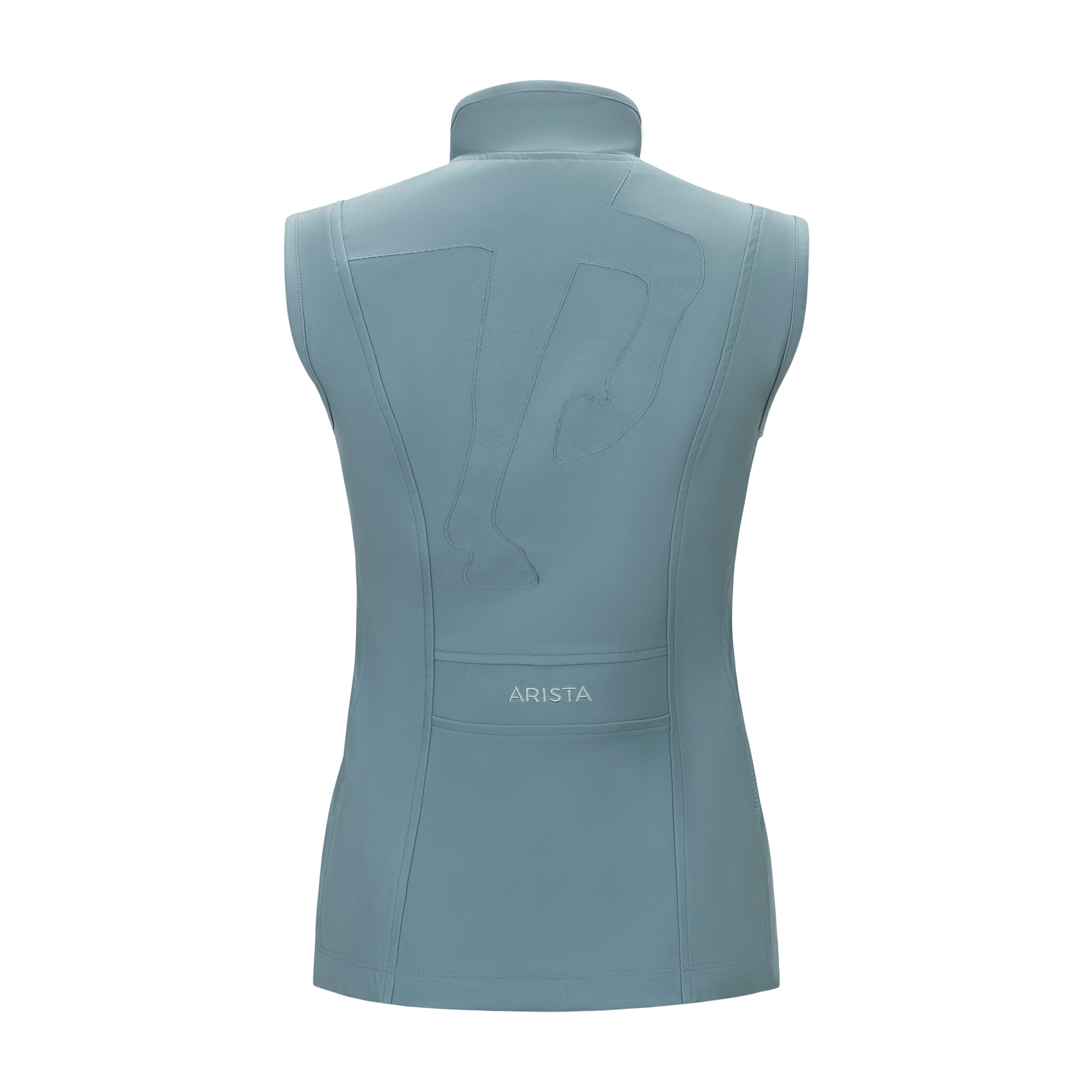 Dressage Silhouette Vest, Lunar Tide