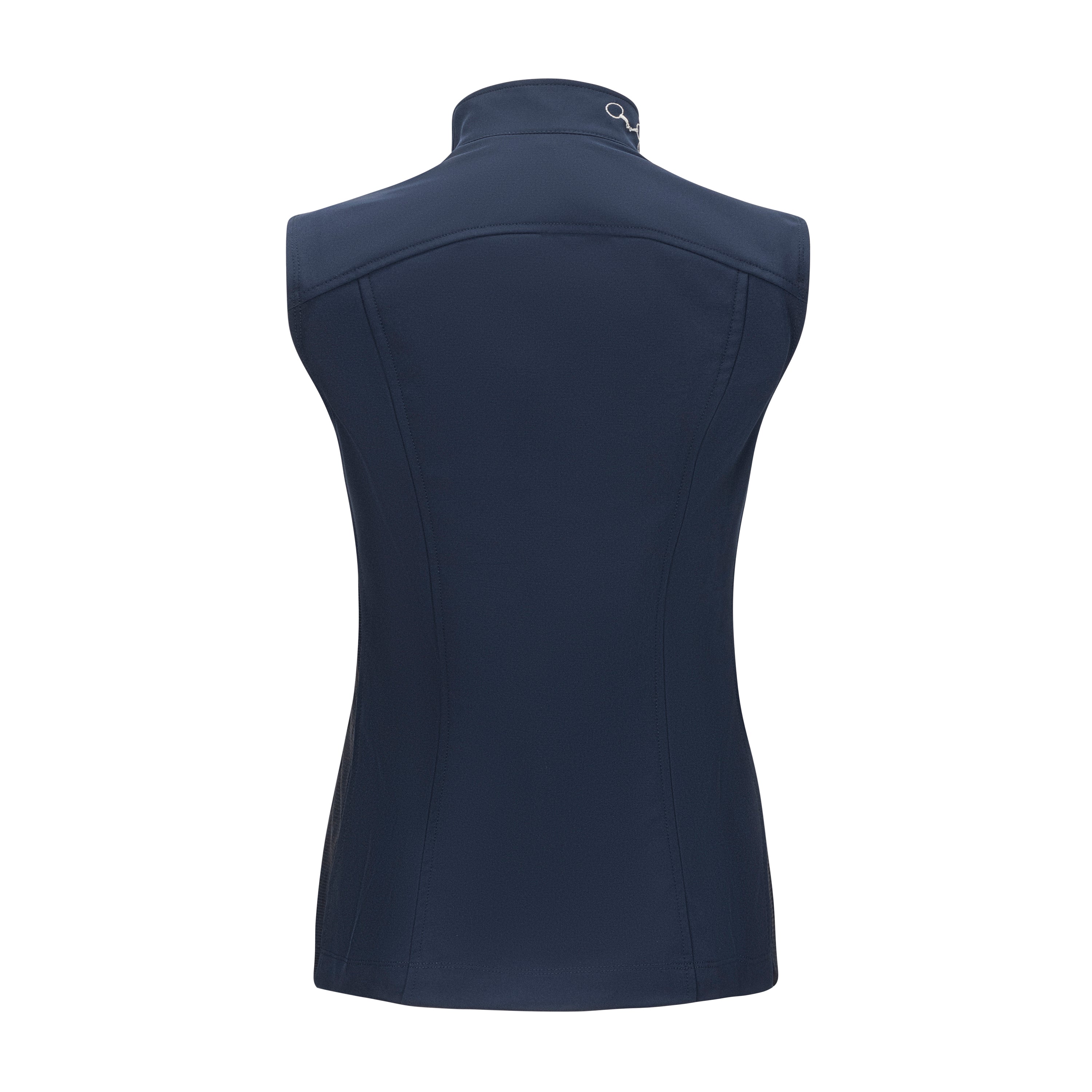 Modern 3 Bit Vest, Navy w/ Silver