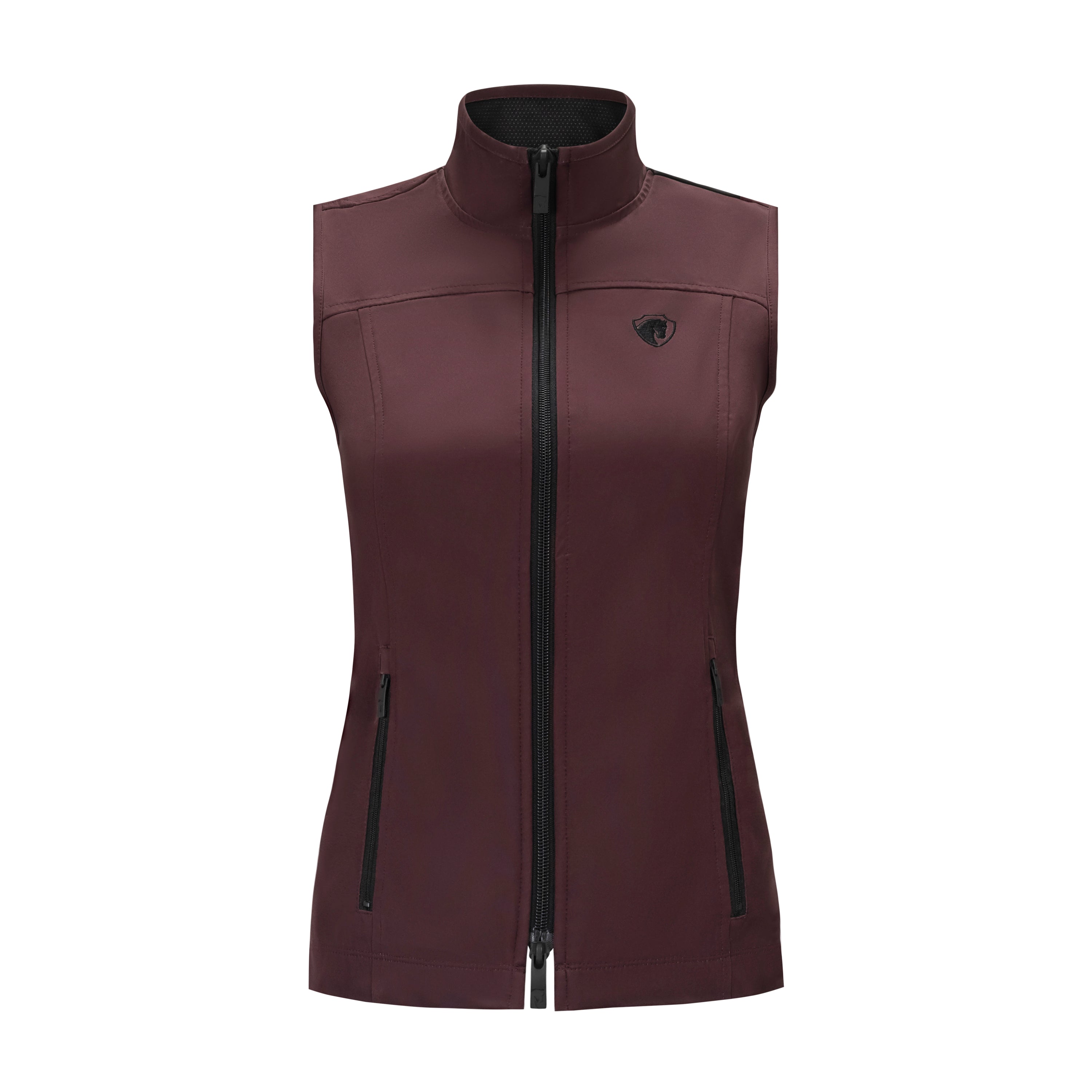 Dressage Silhouette Vest, Oxblood