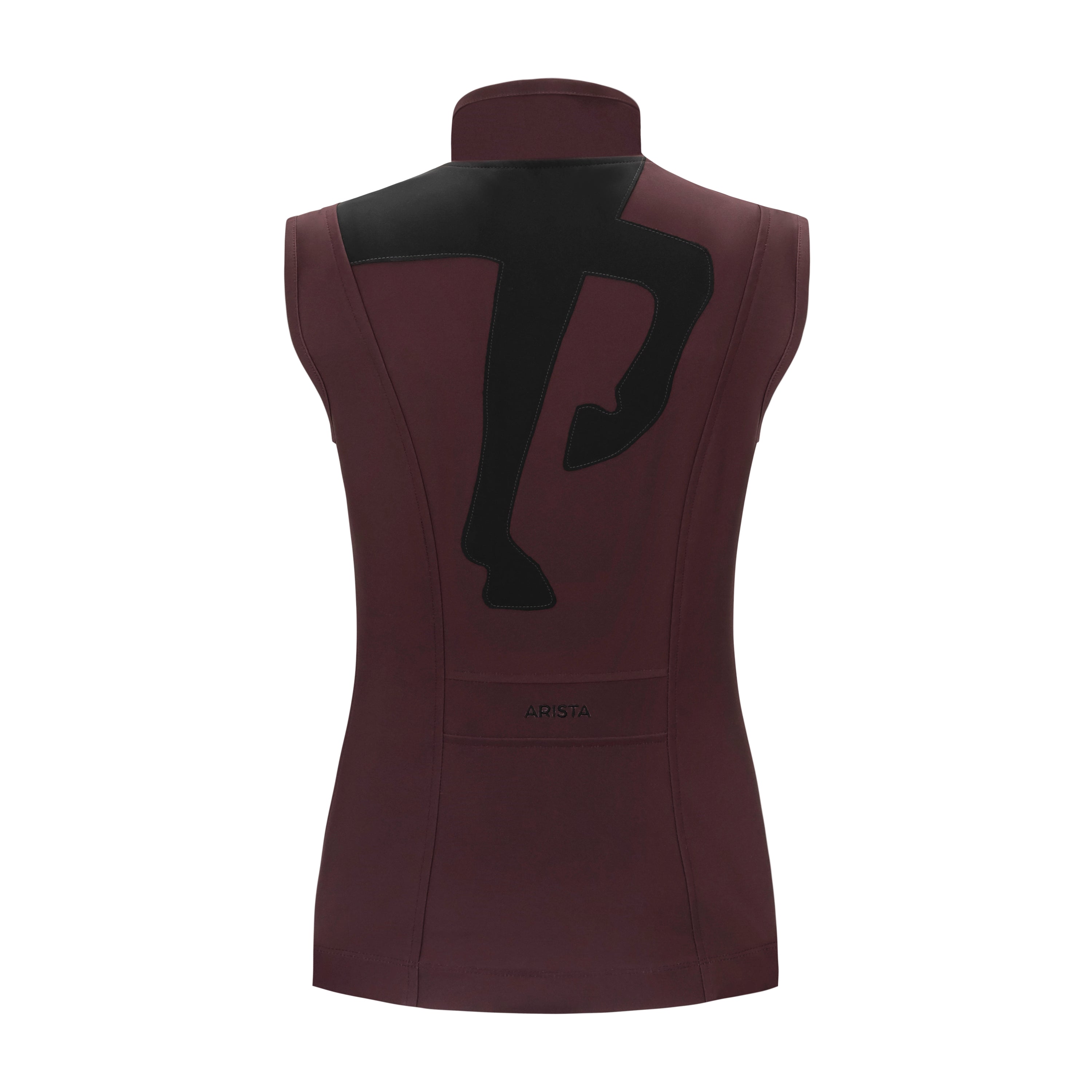 Dressage Silhouette Vest, Oxblood