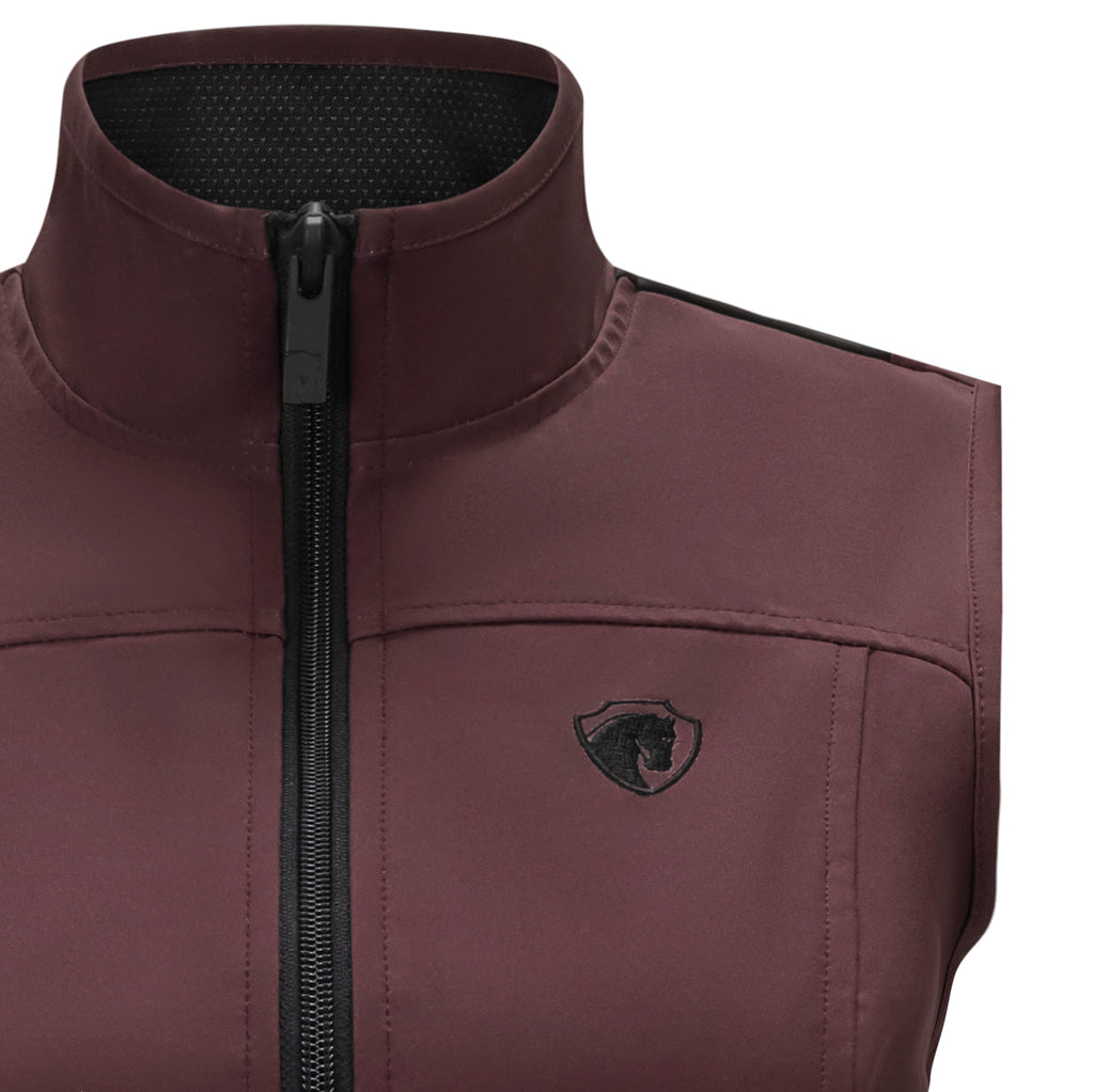 Dressage Silhouette Vest, Oxblood