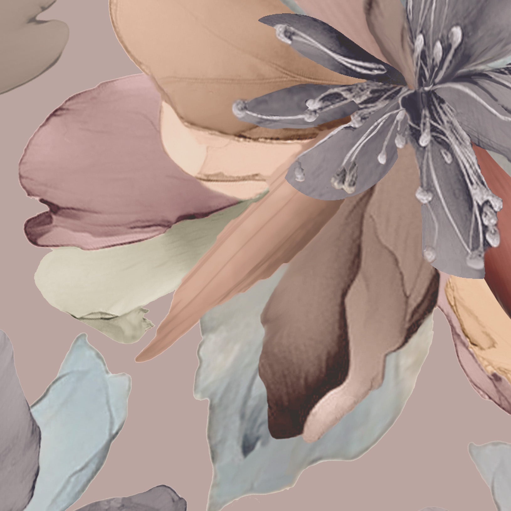 Petals, Fig Sun Shirt w/Mesh Half Zip