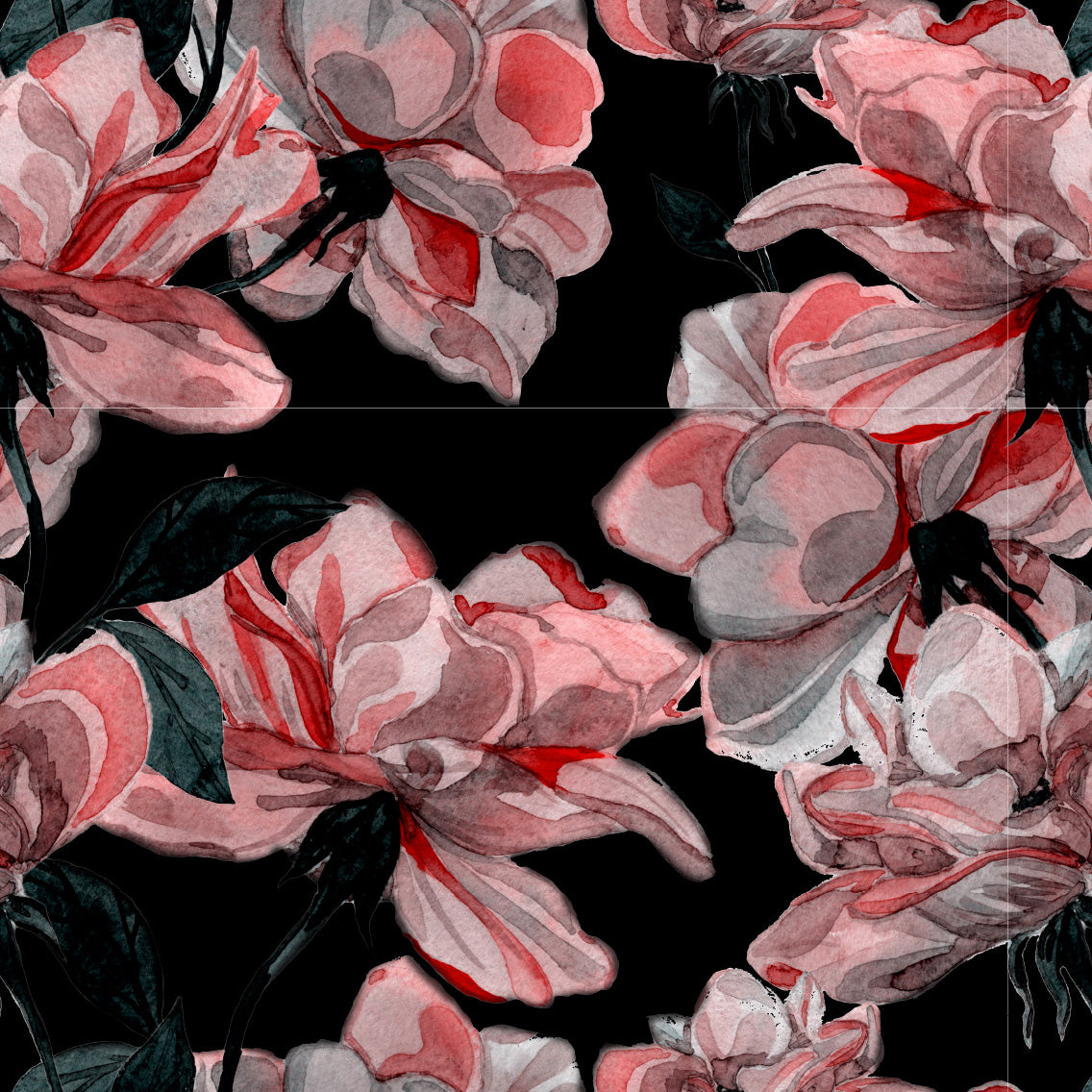Poppies, Black Sun Shirt w/ Mesh