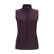 Sporty Fleece Lined Vest, Eggplant
