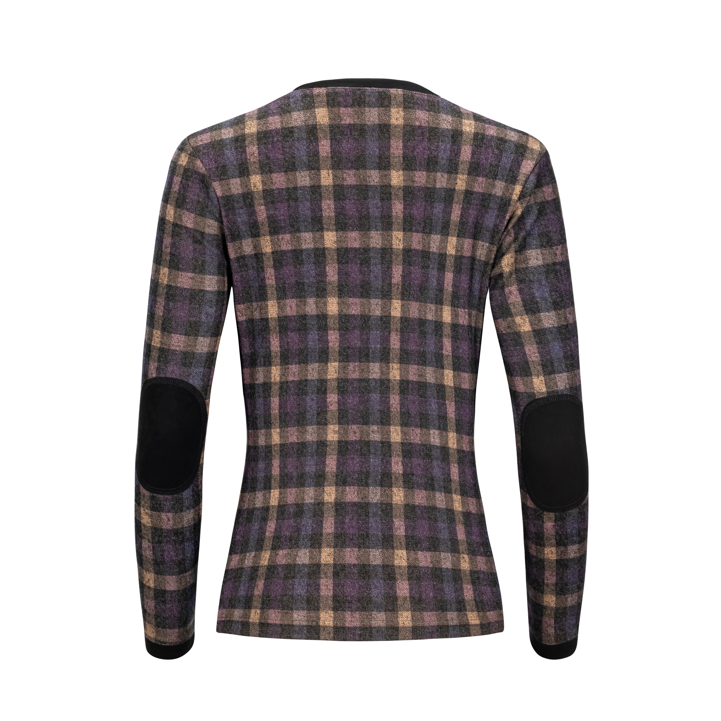 Quintessential V-NECK, Amethyst Sashay Plaid