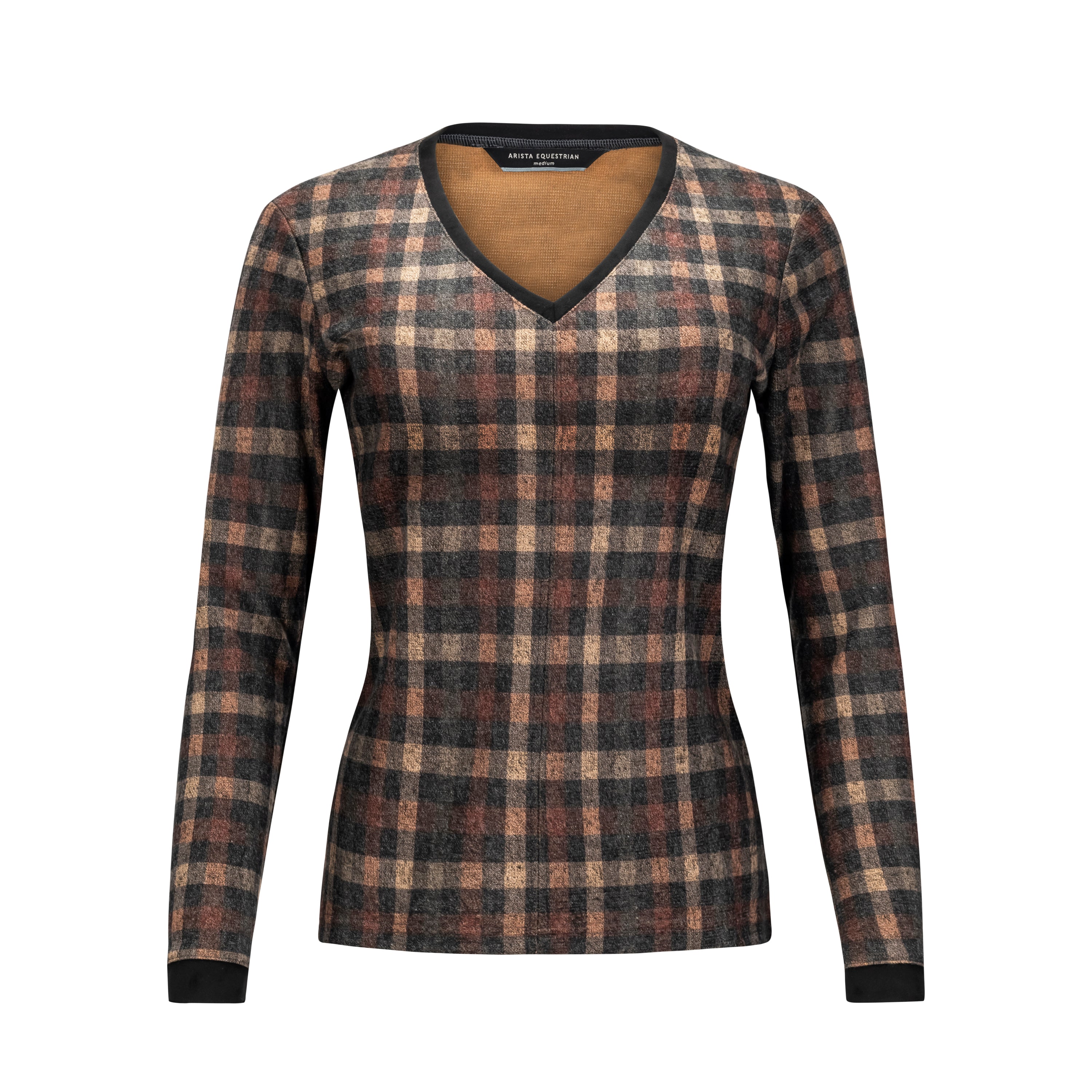 Quintessential V-NECK, Rustica Sashay Plaid