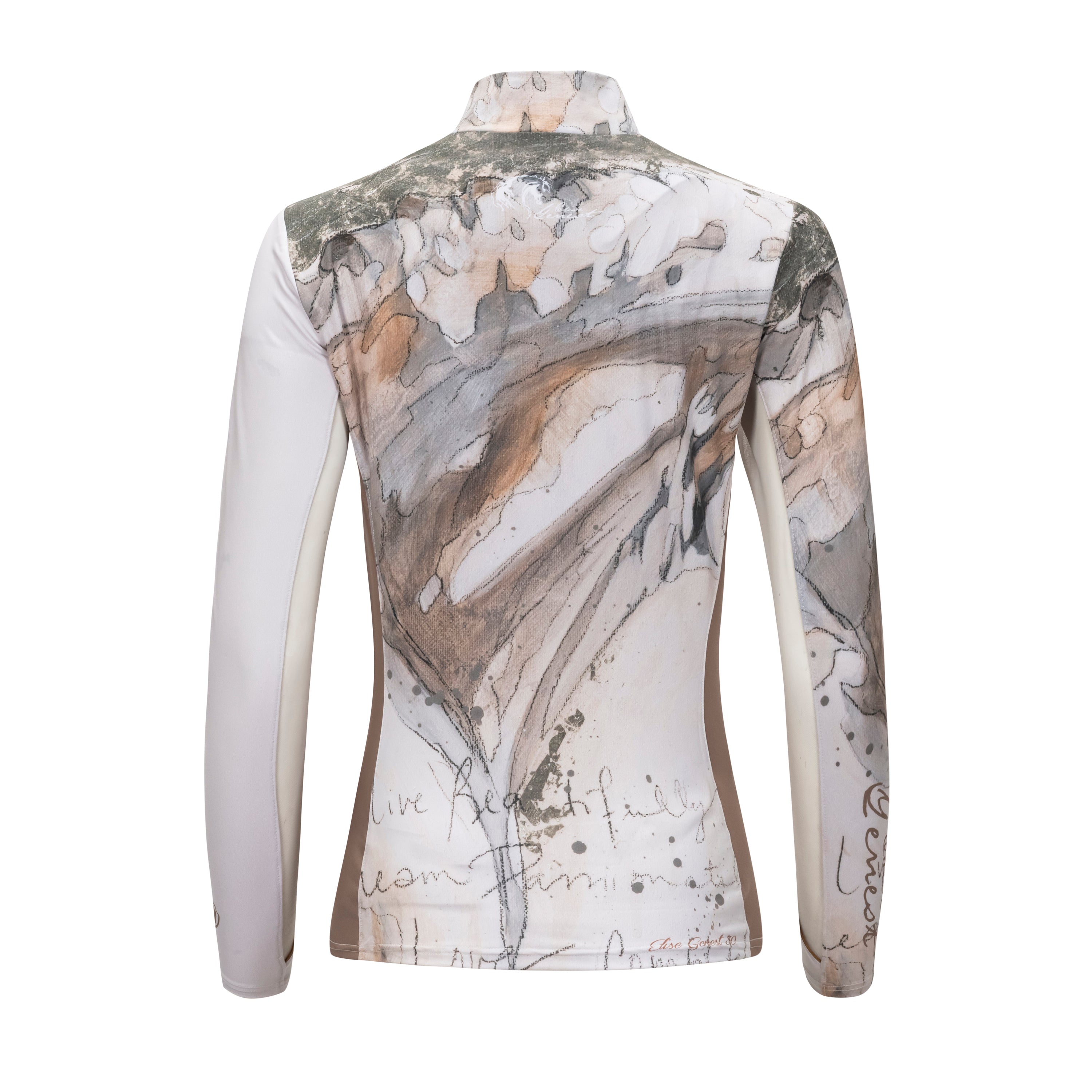 Elise Genest 'Beautifully'Sun Shirt w/ Mesh