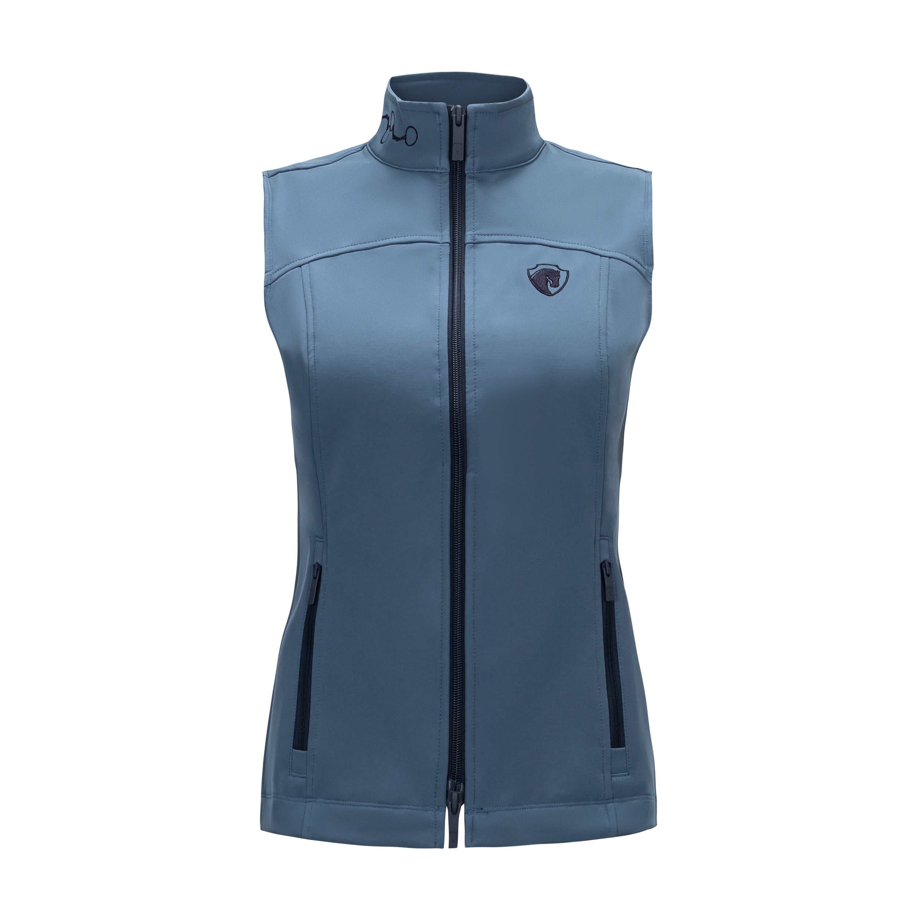 Veste softshell amovible femme JN1121 bleu marine et bleu roi Veste softshell amovible femme JN1121 bleu marine et bleu roi