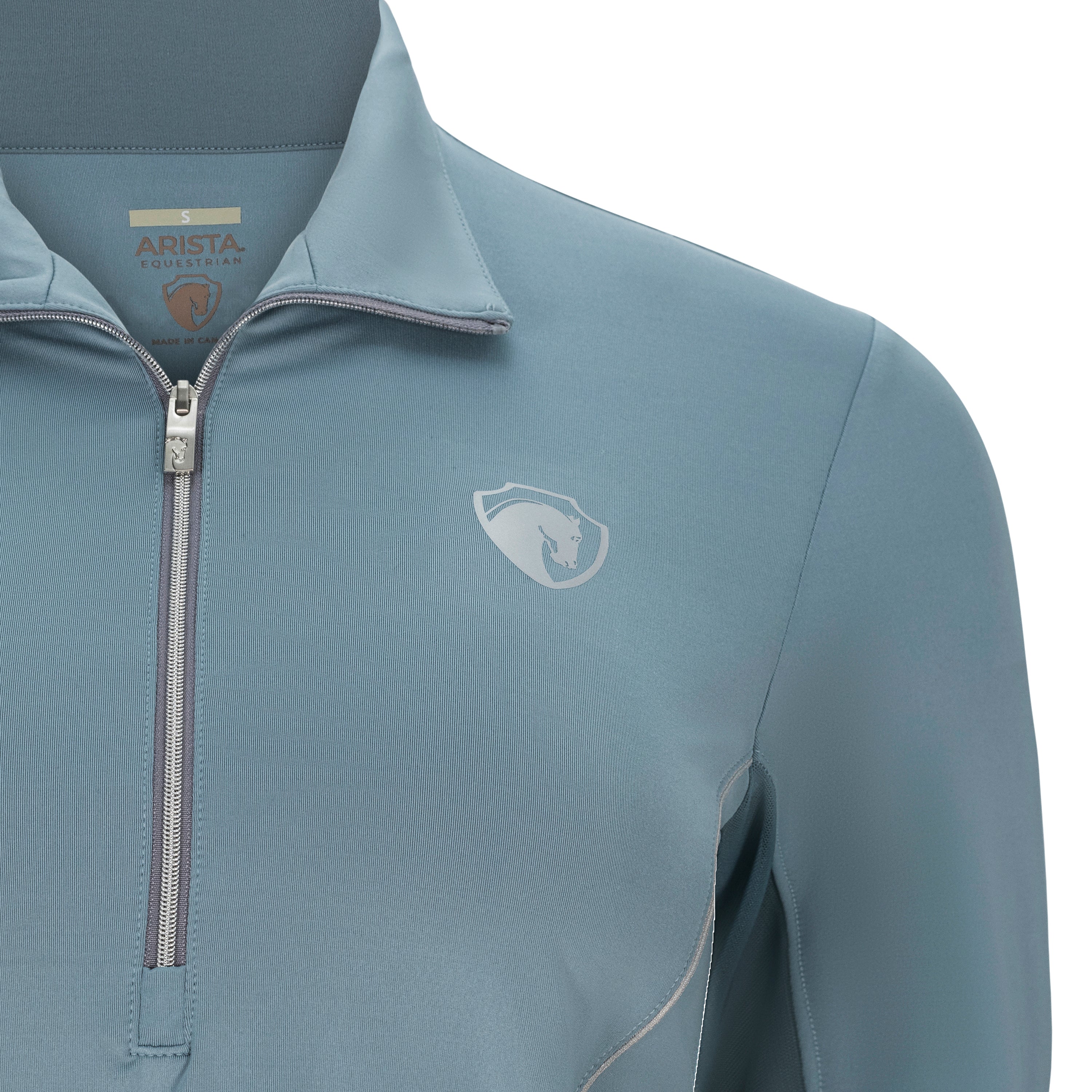 Sporty Solid, CITADEL Half Zip Sun Shirt w/ MESH