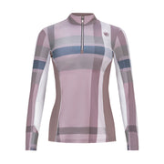 Sporty Gingham, Fig Sun Shirt w/MESH