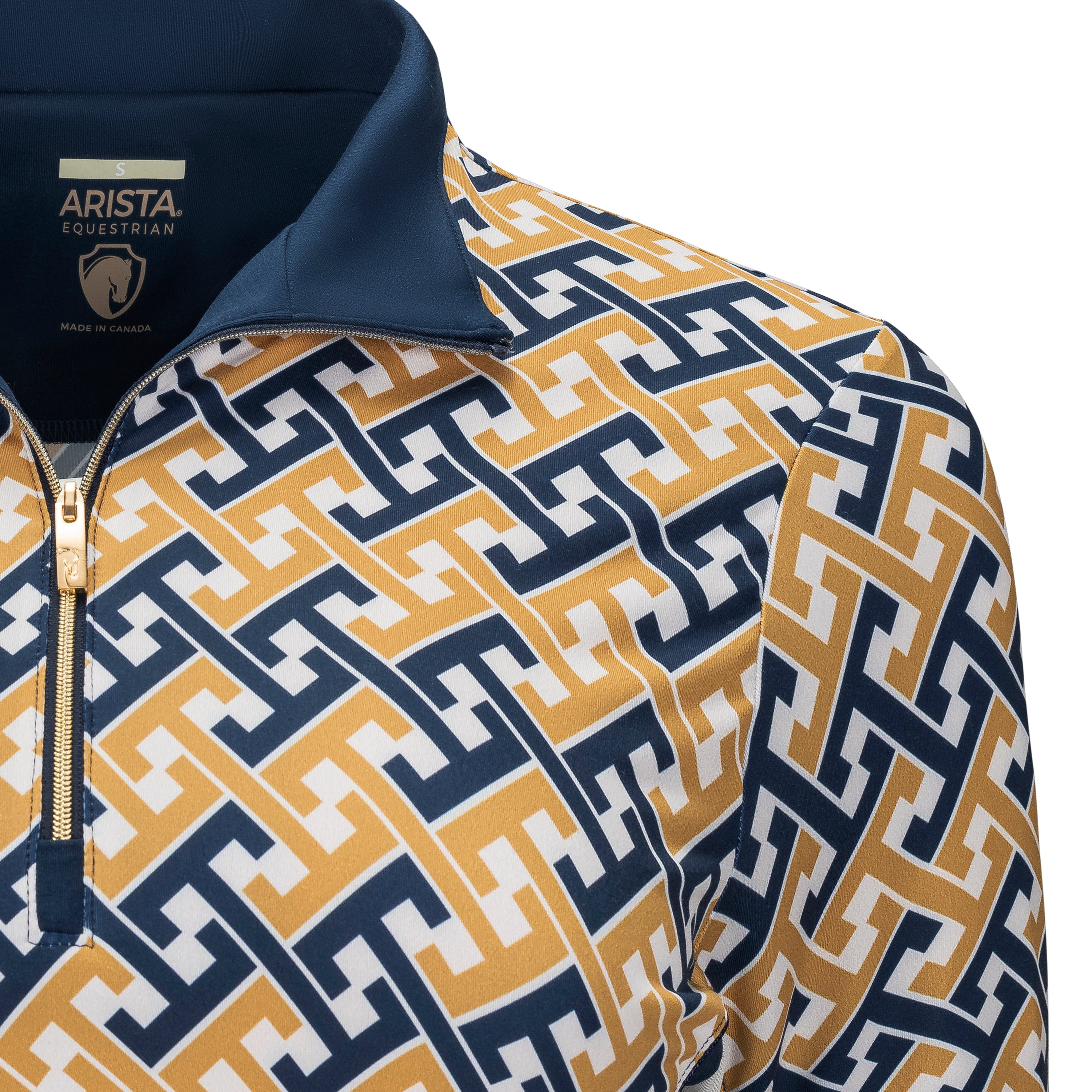 Terra, Navy & Gold Sun Shirt w/ MESH (One Plus only)