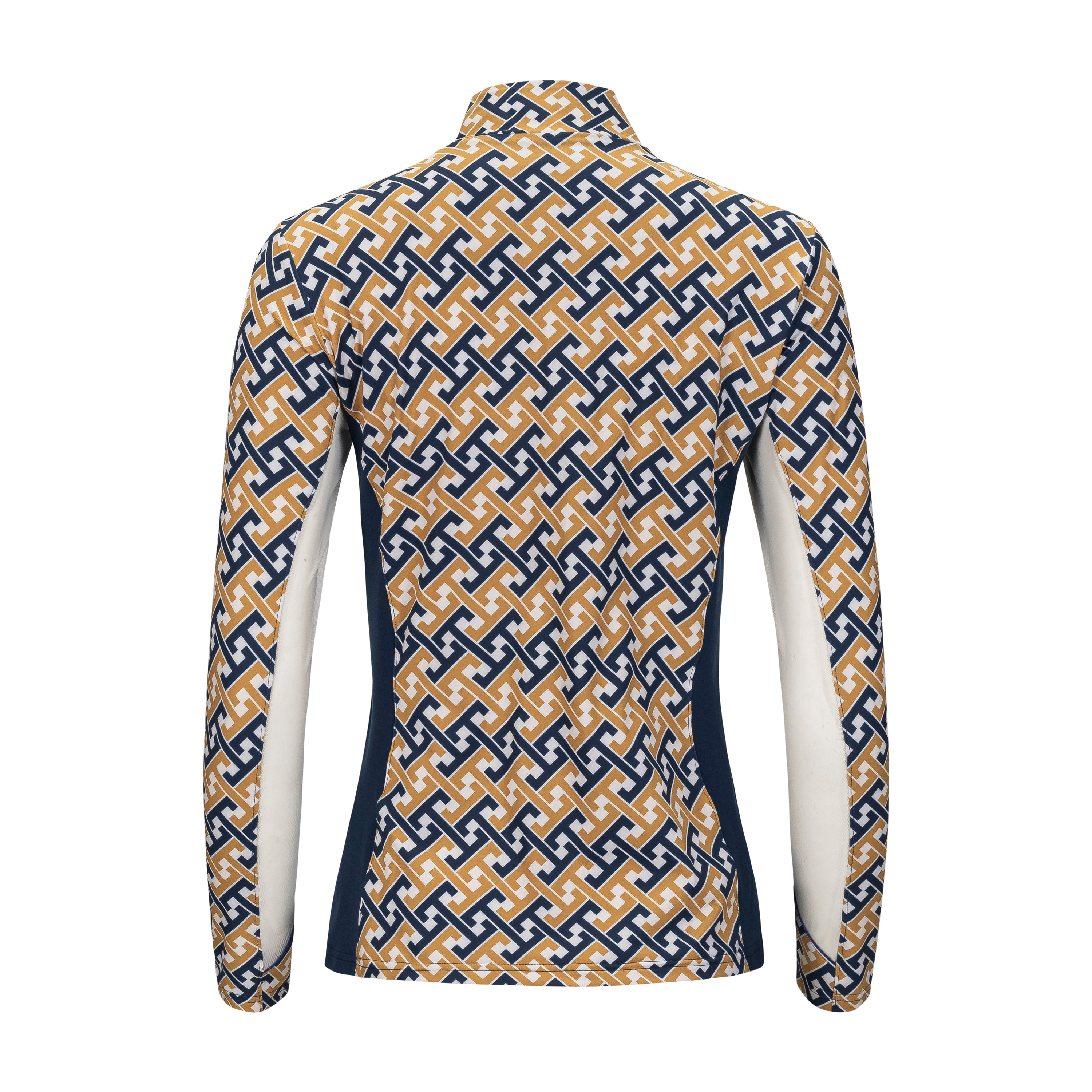 Terra, Navy & Gold Sun Shirt w/ MESH