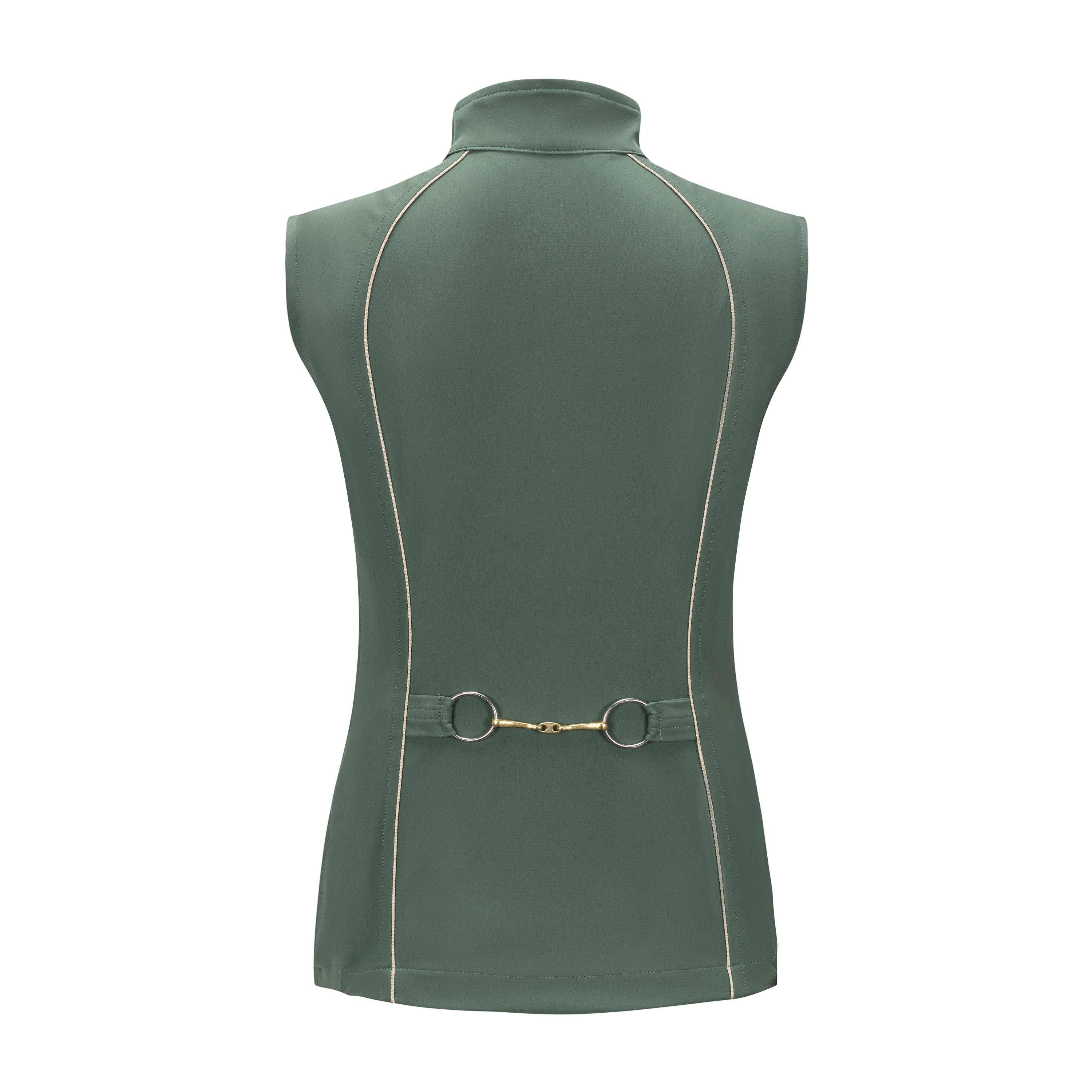 Iconic Bit Vest, Eucalyptus w/Oatmeal