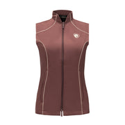 Iconic Bit Vest, Rosewood w/Oatmeal