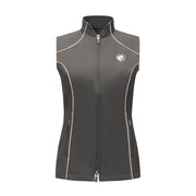 Iconic Bit Vest, Charcoal w/ Oatmilk
