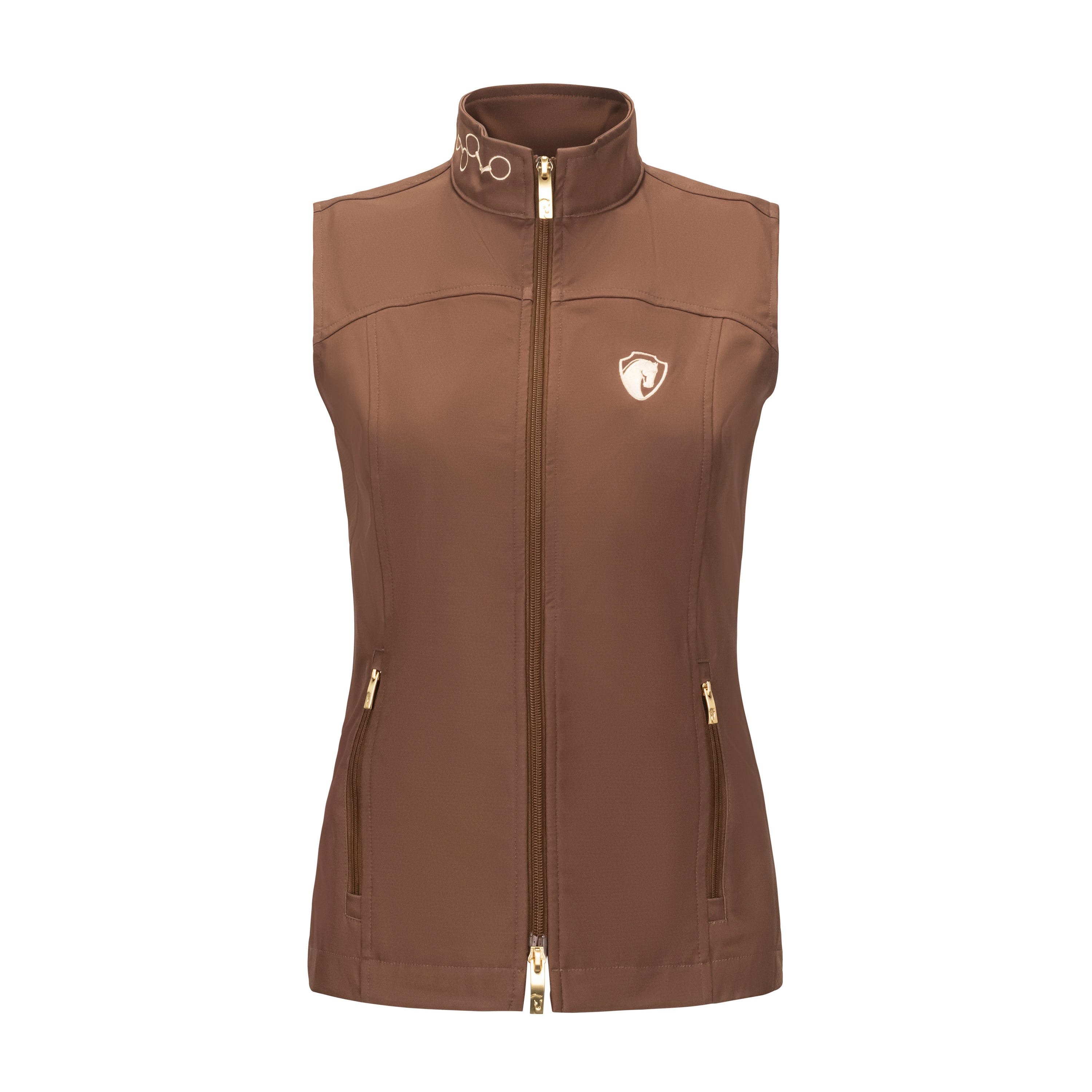 Modern 3 Bit Vest, Truffle
