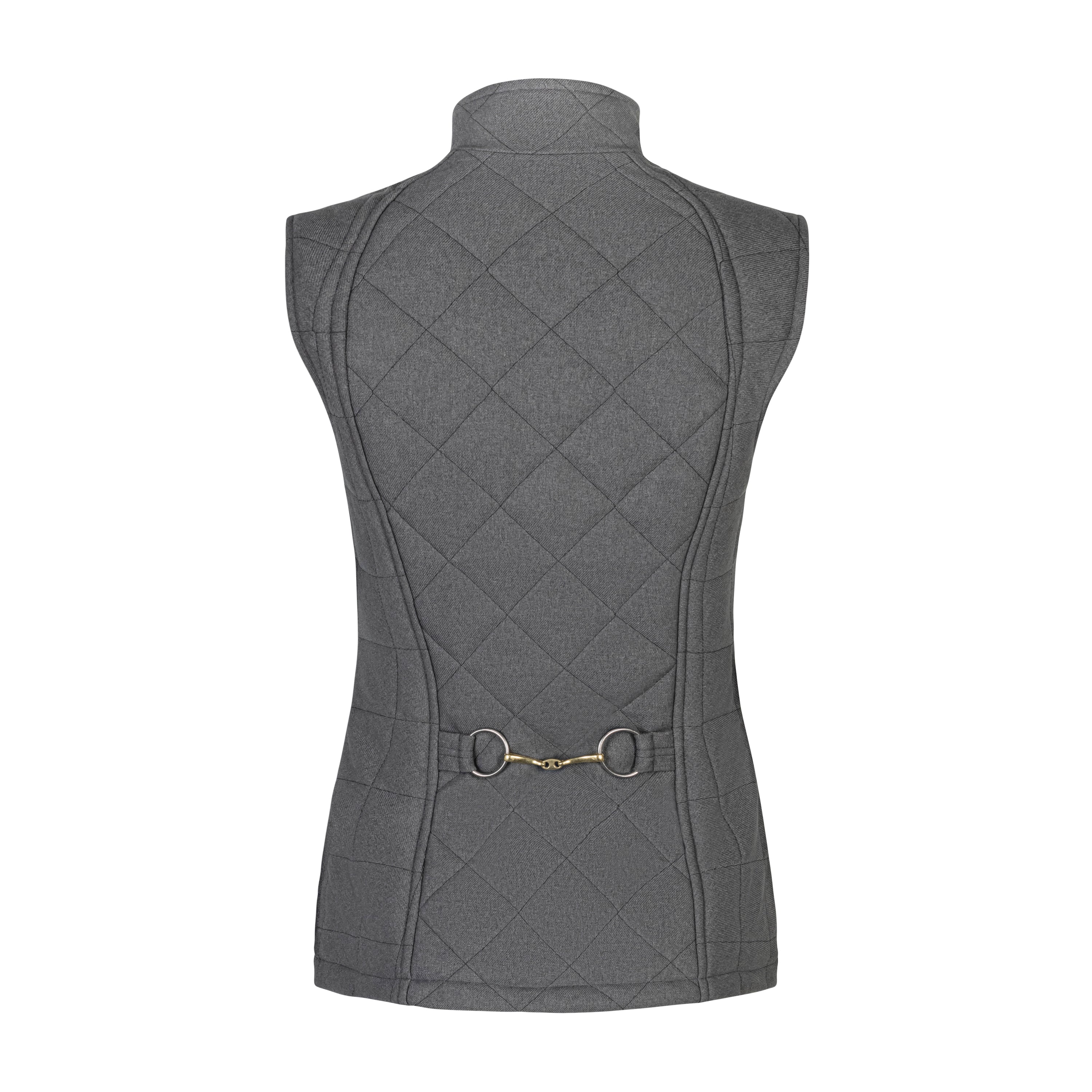 Quilted Iconic Bit Vest, Denim