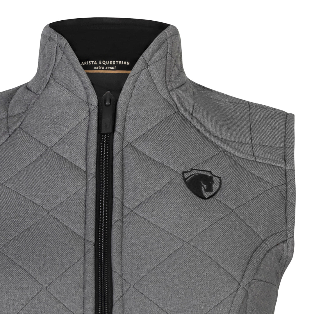 Quilted Iconic Bit Vest, Denim