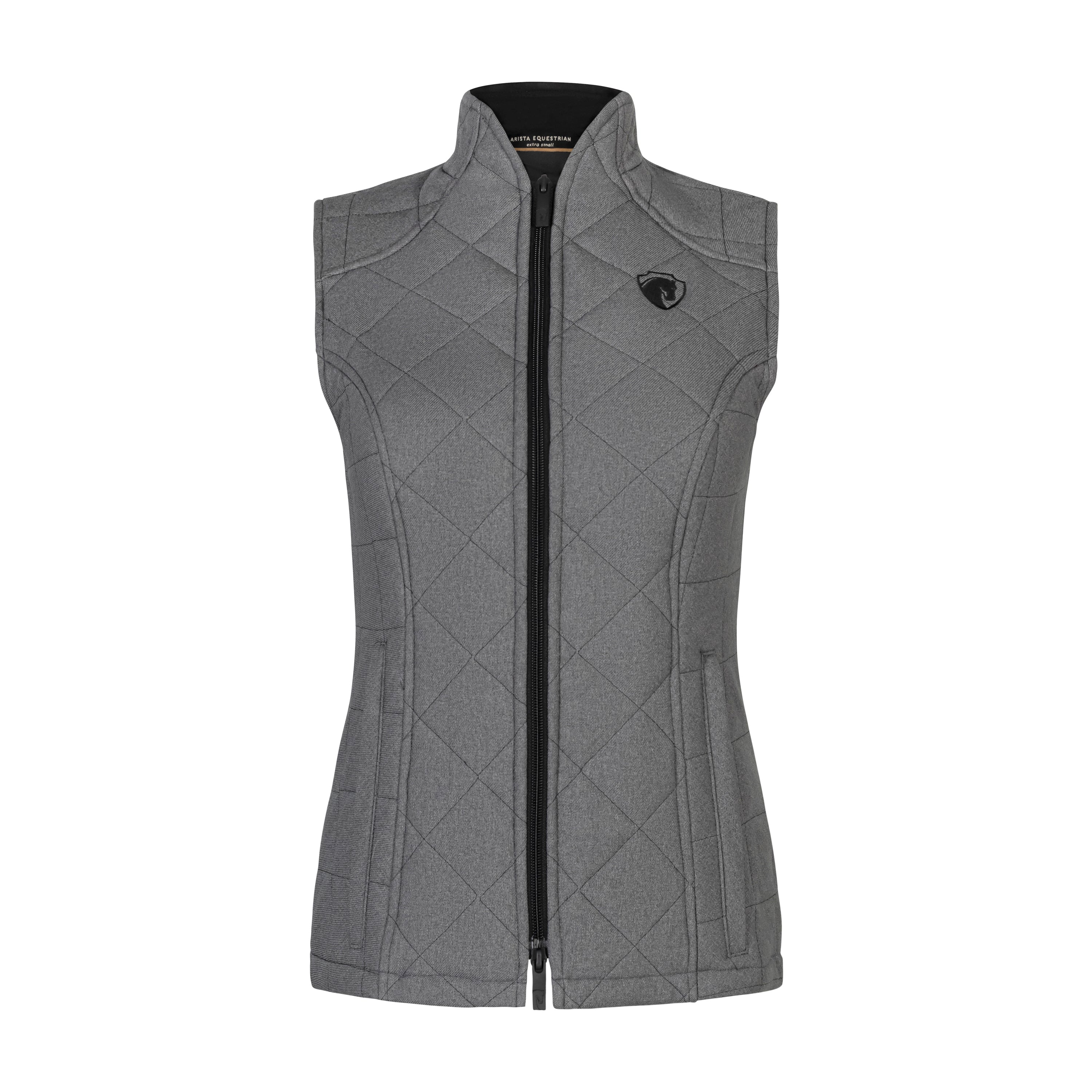 【JIMWAG】‪‪QUILT VEST＆STRATA TOPS Quilted Iconic Bit Vest, Denim – Arista Equestrian