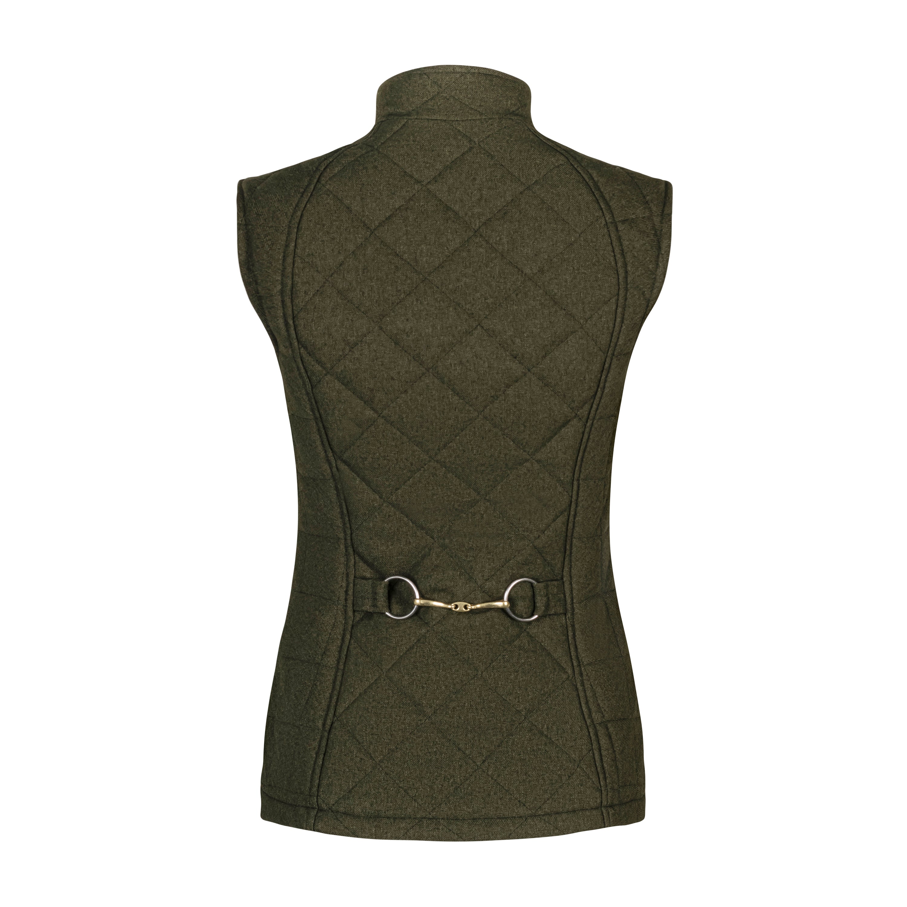 Quilted Iconic Bit Vest, Lichen