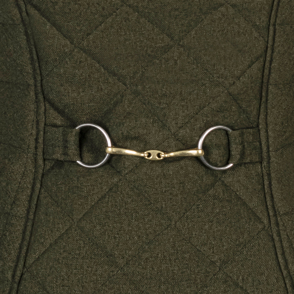 Quilted Iconic Bit Vest, Lichen