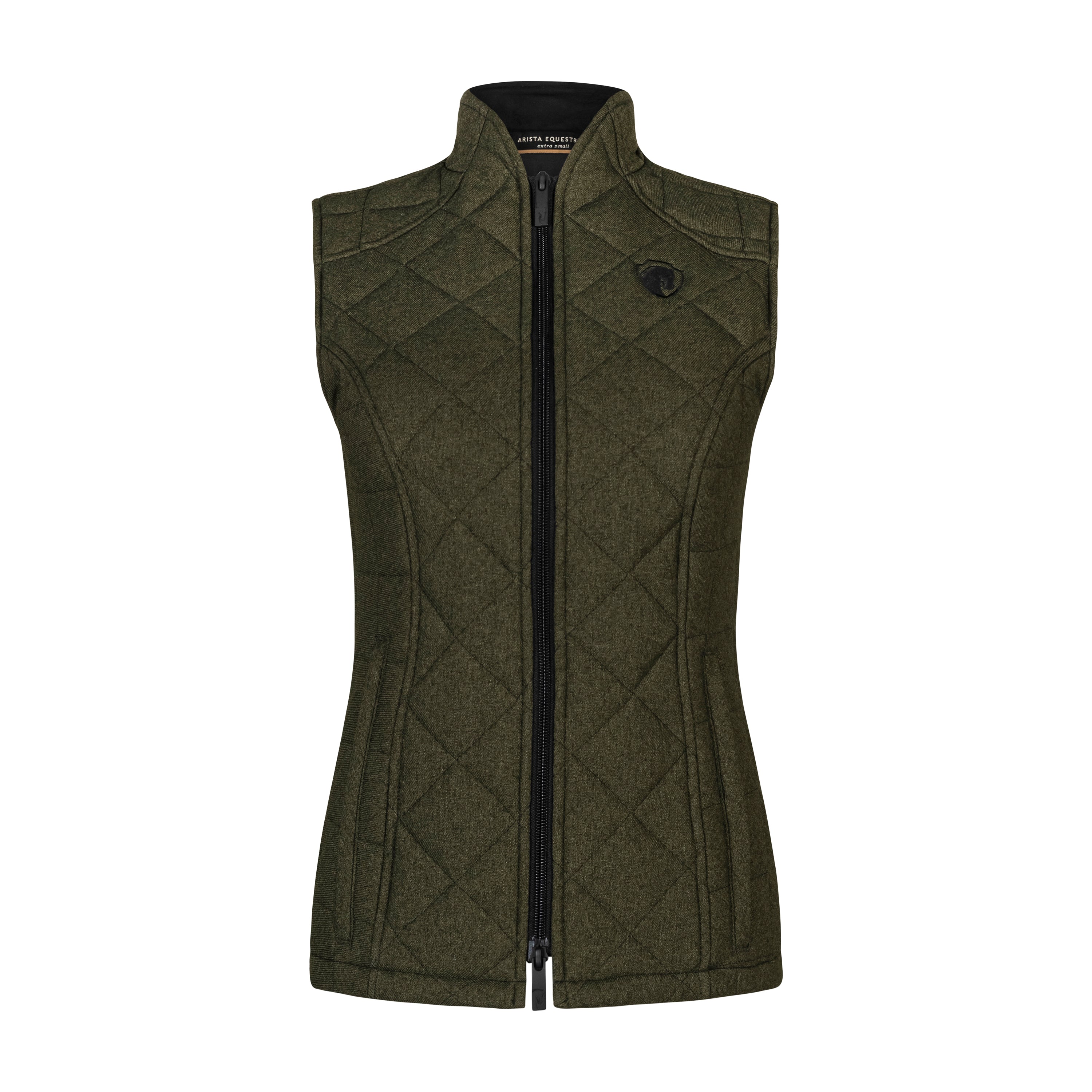 Quilted Iconic Bit Vest, Lichen