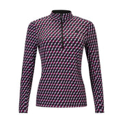 Prêt-à-porter Purple & Fuchsia Diamond Check Sweater