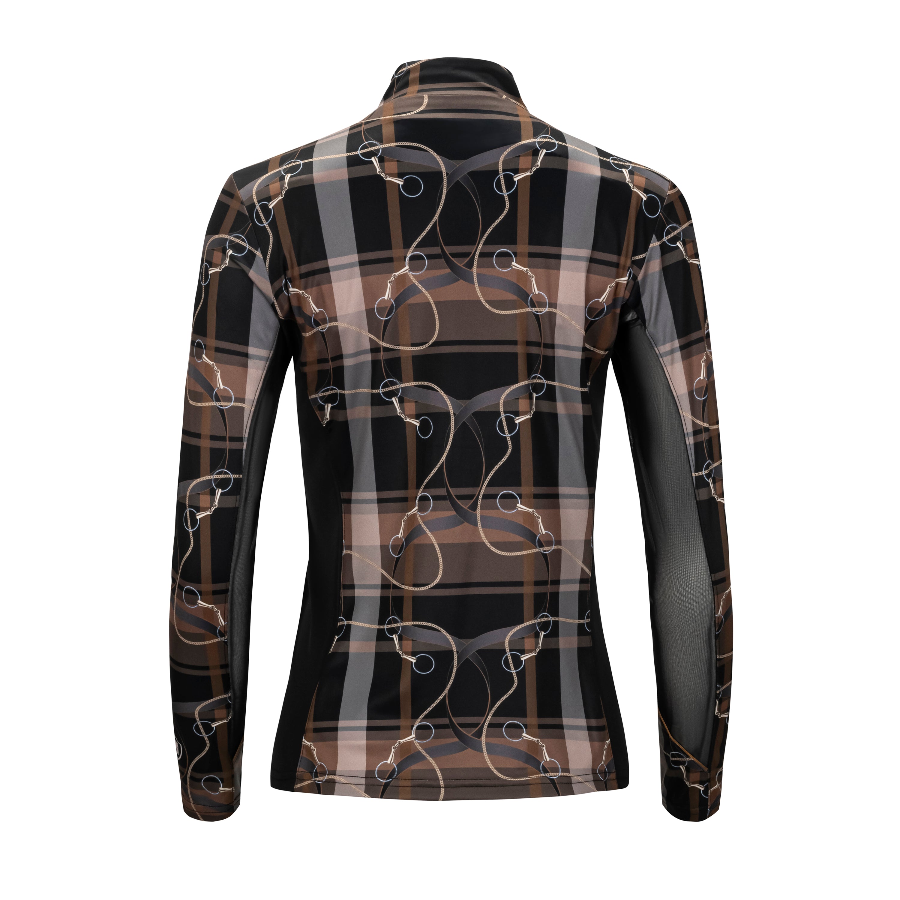 Modern Plaid, Black Sun Shirt