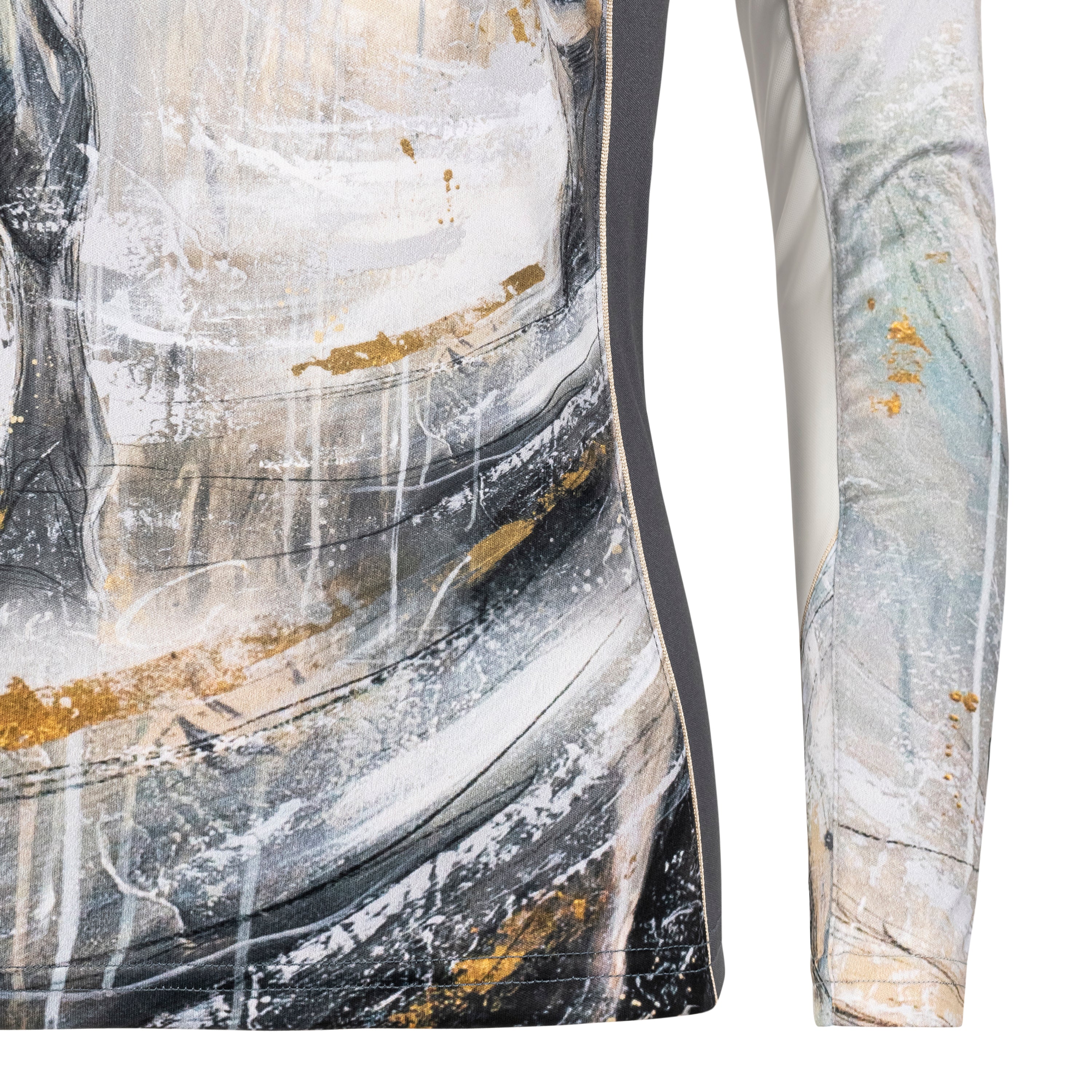 Elise Genest 'Aurora Borealis' Quarter Zip w/ Mesh
