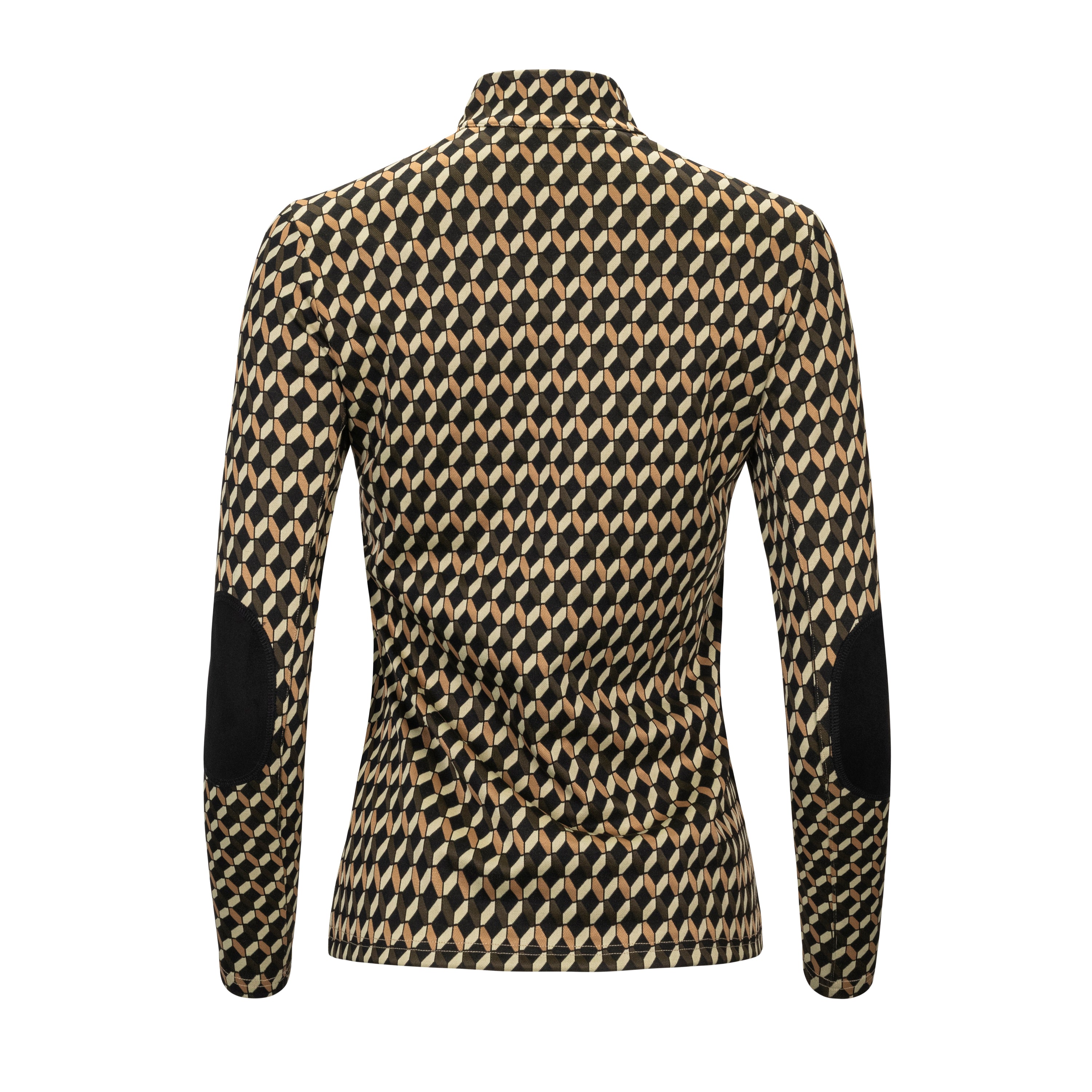 Prêt-à-porter Olive & Caramel Diamond Check Sweater