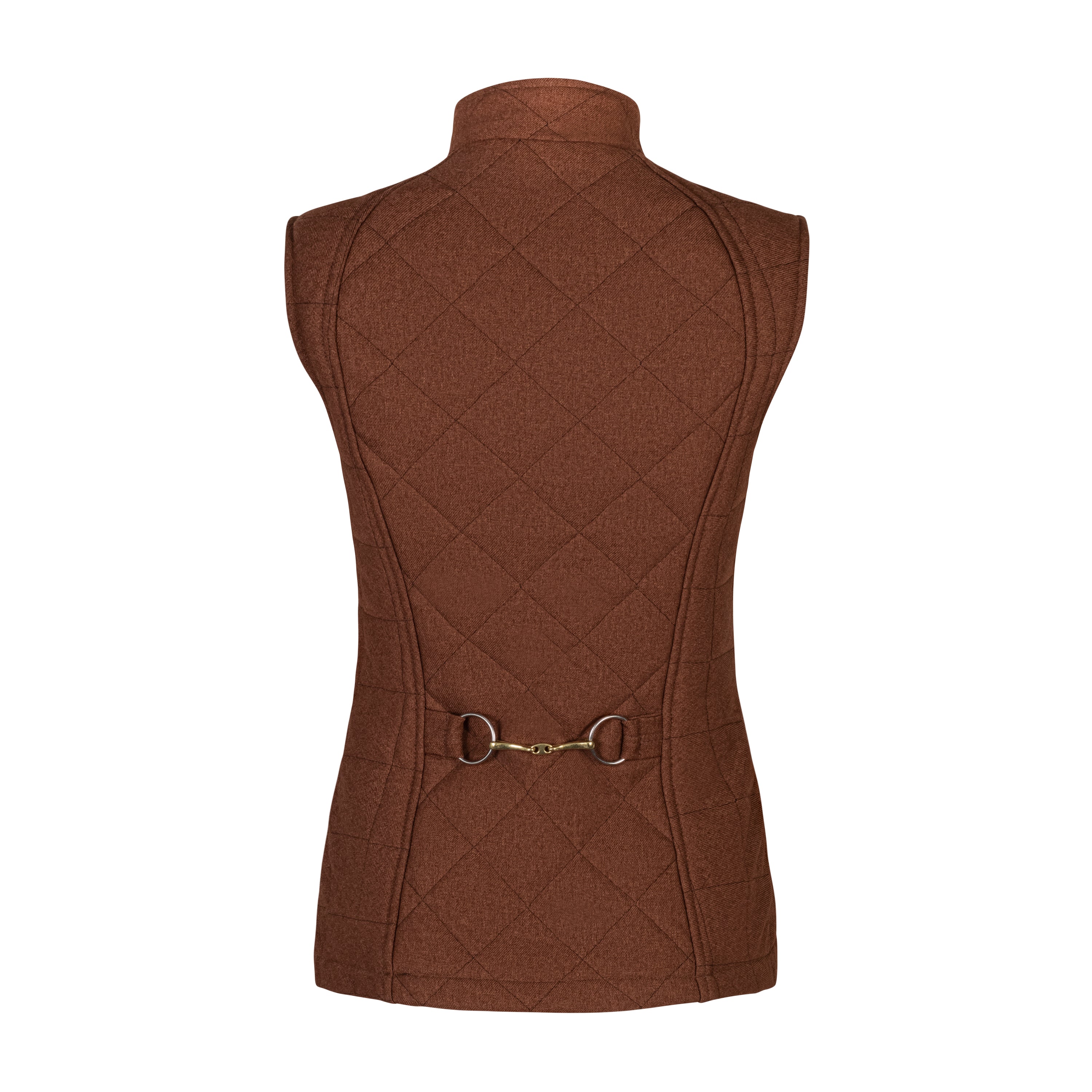 Quilted Iconic Bit Vest, Nutmeg